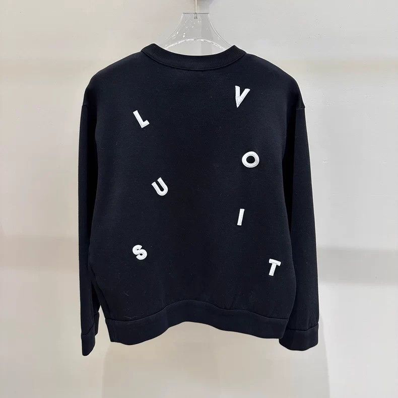 Louis Vuitton Louis Vuitton Black monogrammed sweatshirt Size US XXL / EU 58 / 5 - 5 Thumbnail