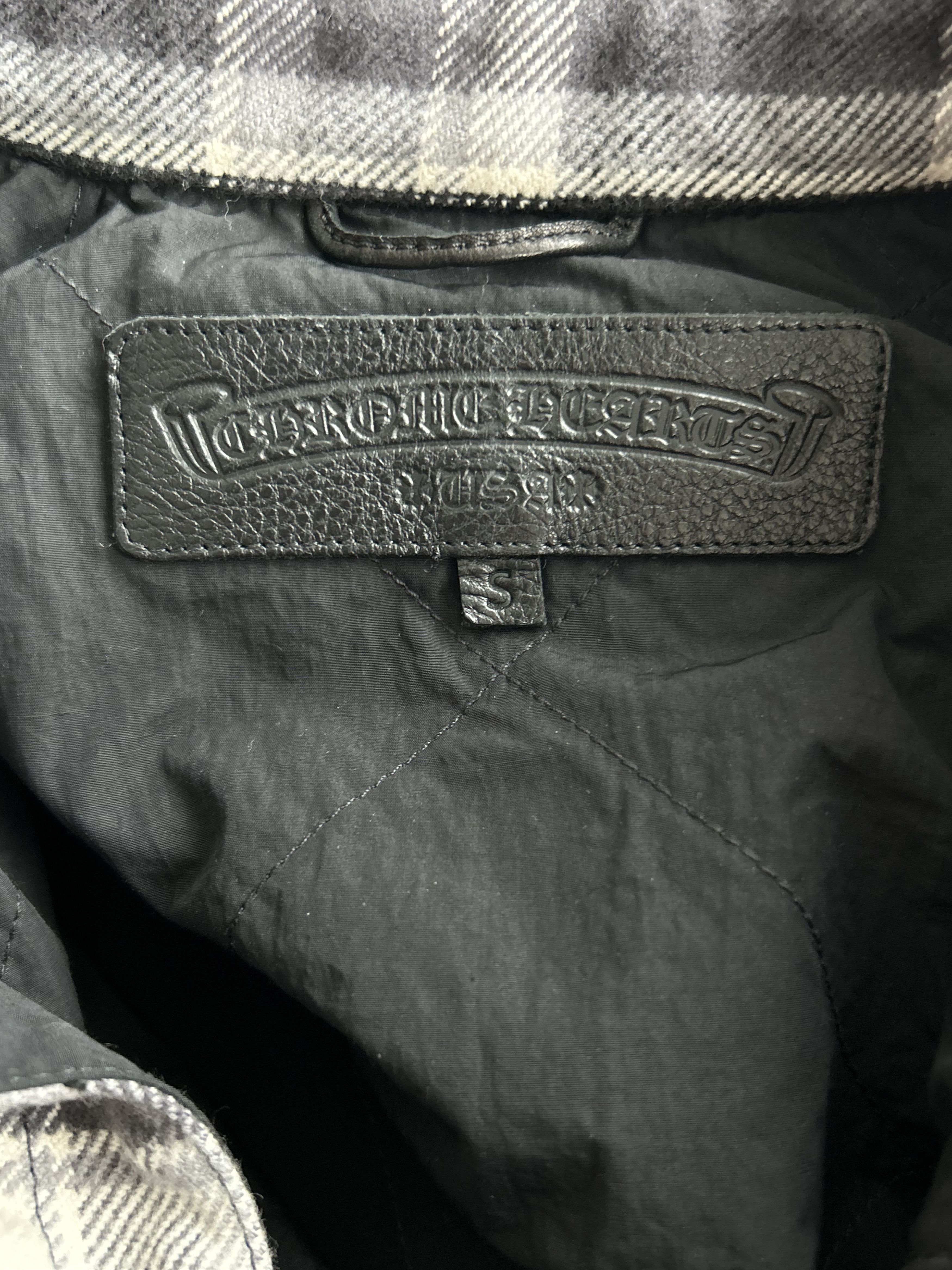 Chrome Hearts Chrome Hearts Black & Grey Plaid Jacket Size US S / EU 44-46 / 1 - 3 Thumbnail