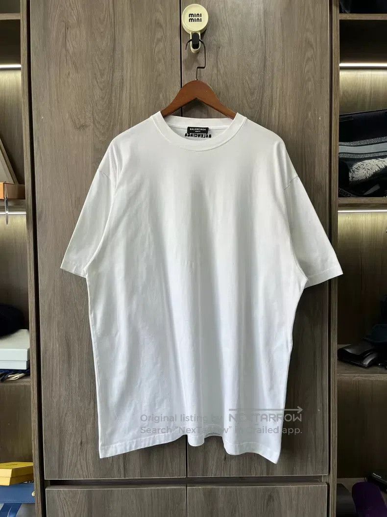 Balenciaga Balenciaga Smiling Fluorescent Printed White Short Sleeve Size US XS / EU 42 / 0 - 1 Thumbnail