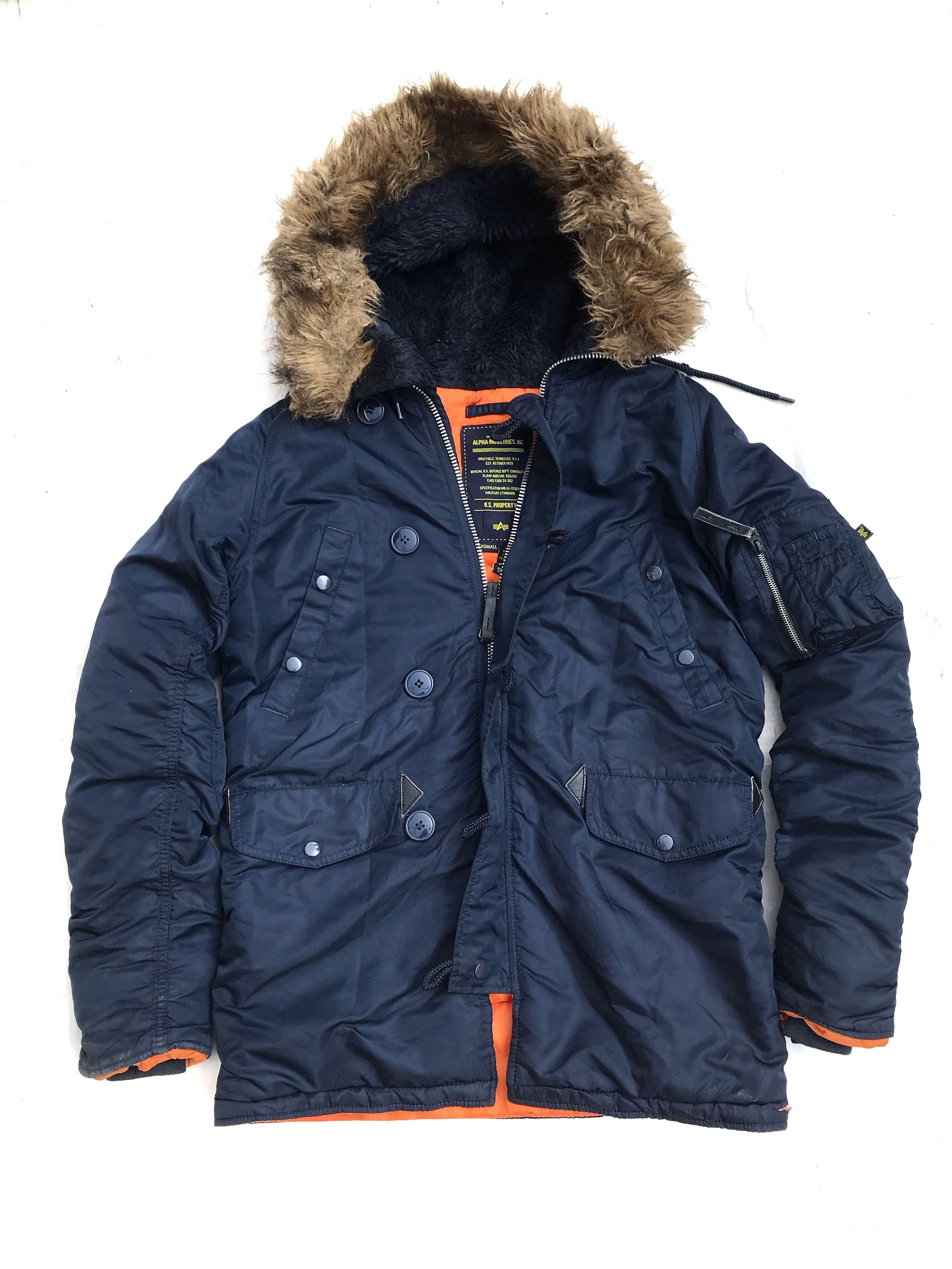 Alpha Industries Alpha Industries Military N3B Parka navy Blue Jacket cold Size US S / EU 44-46 / 1 - 2 Thumbnail