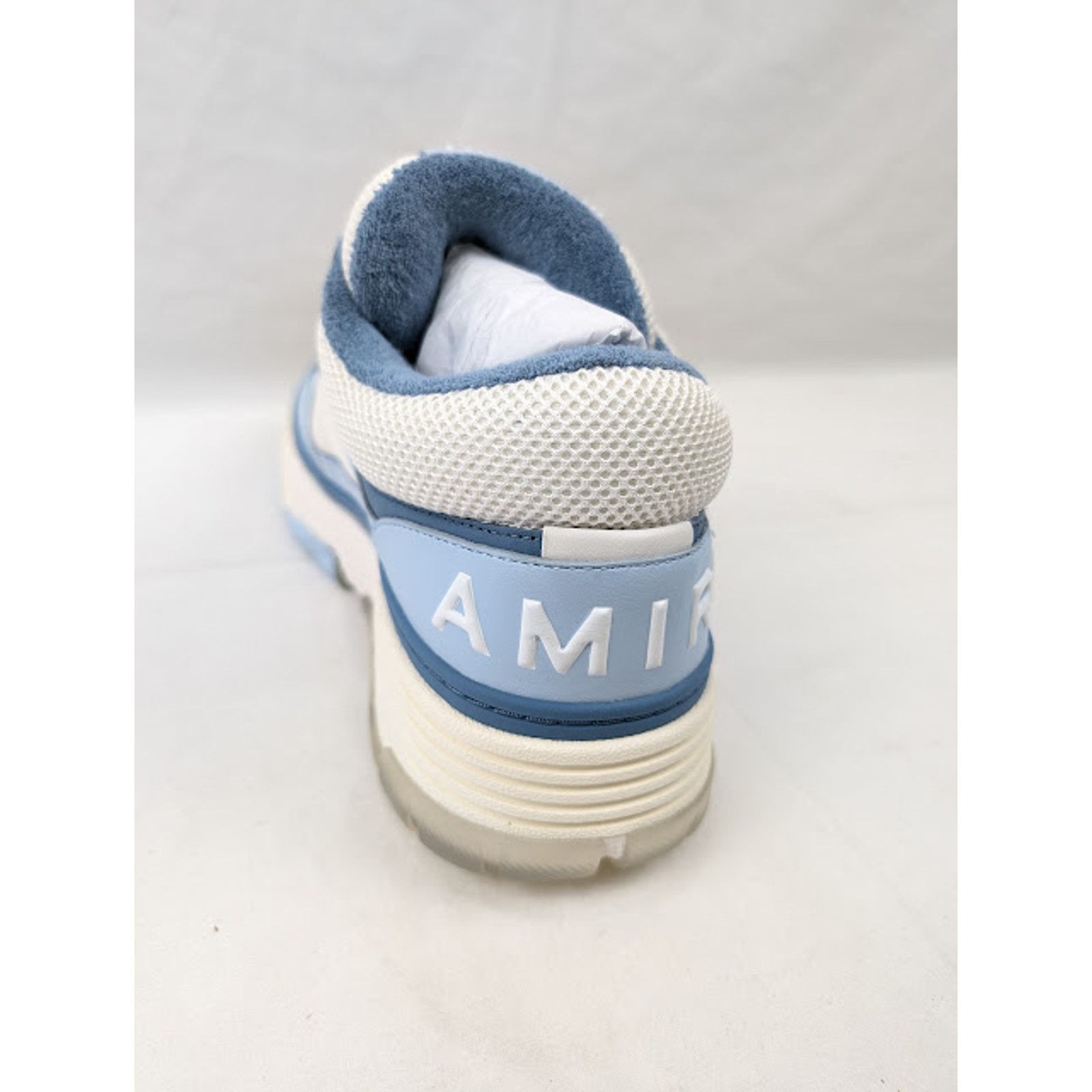 Amiri o1rshd1 MA-1 Low-Top Sneakers in Alabaster Blue Size US 13 / EU 46 - 11 Thumbnail