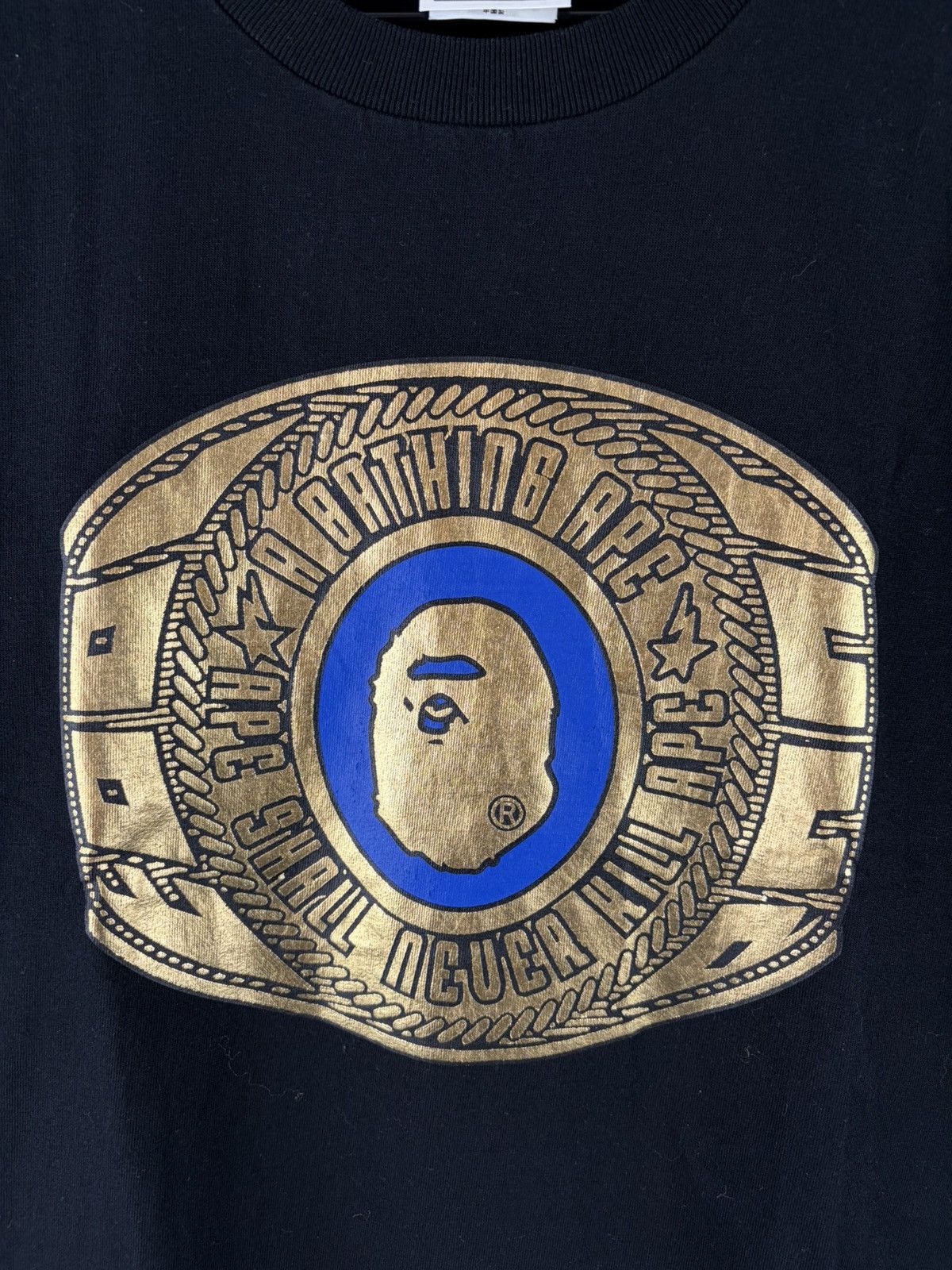 Bape FW24 BAPE Foil College Ring Bapec Tee Size US L / EU 52-54 / 3 - 3 Thumbnail
