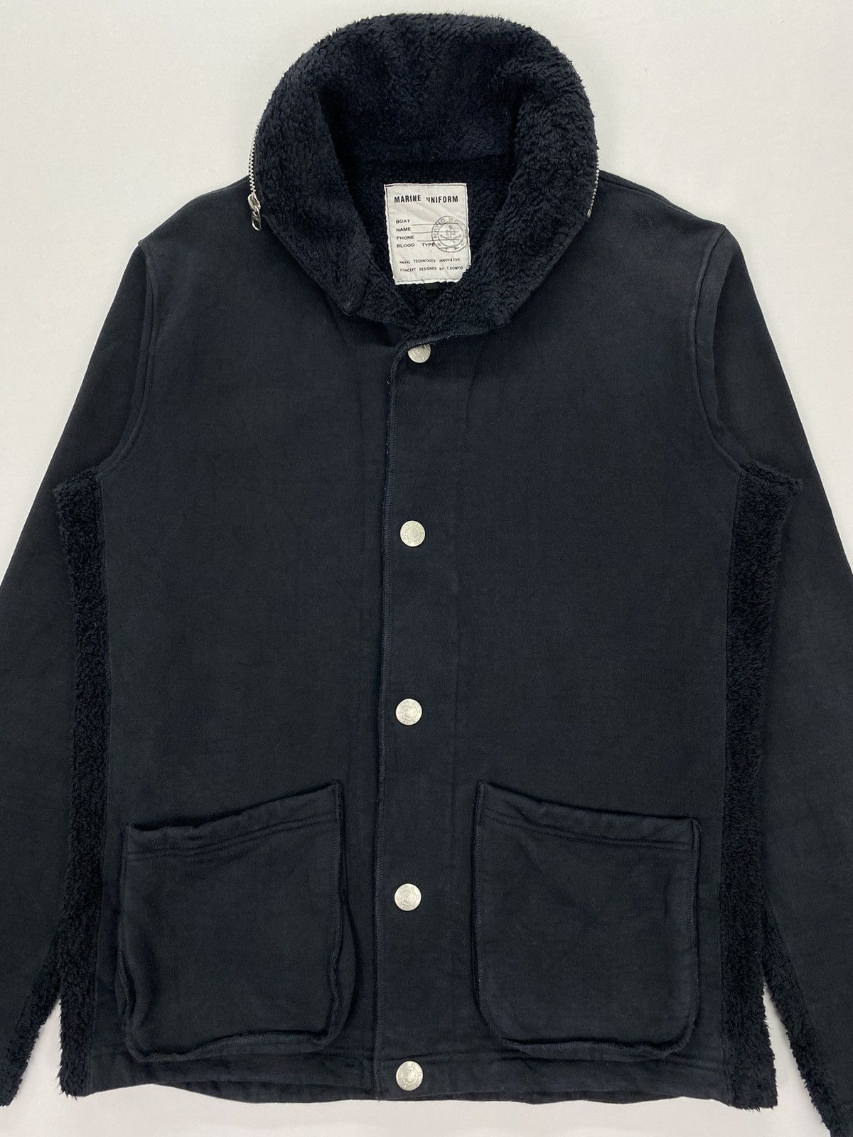 Japanese Brand Natice Marine Uniform by T.Domyo Hybrid Hooded Jacket Size US S / EU 44-46 / 1 - 3 Thumbnail