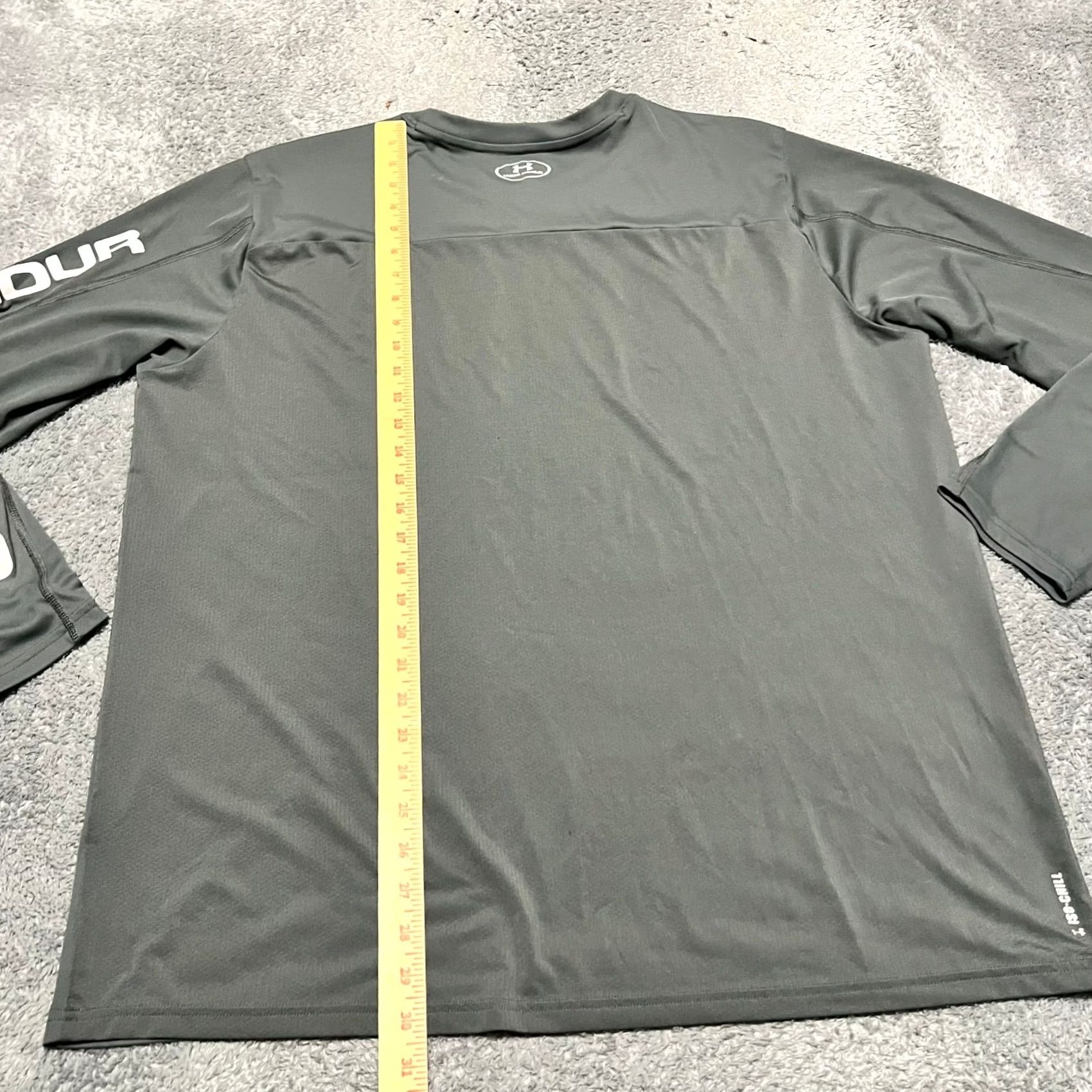 Under Armour Under Armour Shirt Mens XXL Gray Long Sleeve Fishing Shirt Performance ISO Chill Size US XXL / EU 58 / 5 - 6 Thumbnail
