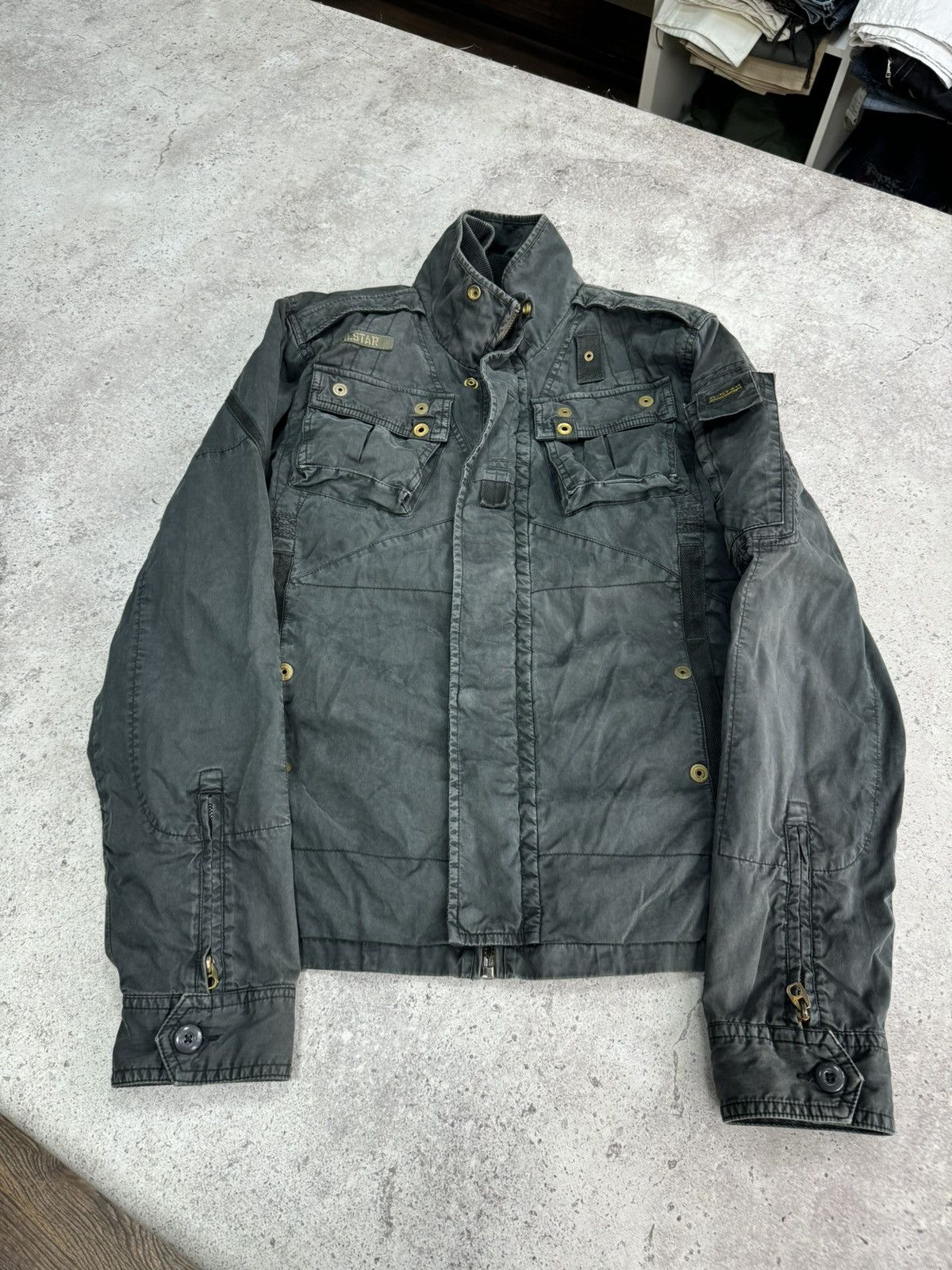 G-Star Vintage Faded Balenciaga Junya Watanabe Style Jacket Size US M / EU 48-50 / 2 - 4 Thumbnail