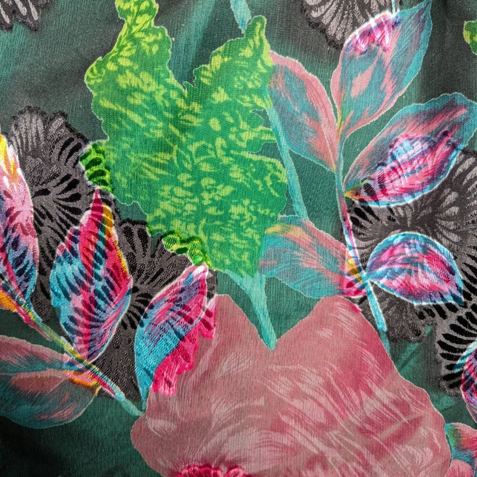 Vintage Lillie Rubin Vintage 80's Floral Print Strapless Party Dress Size S / US 4 / IT 40 - 7 Thumbnail