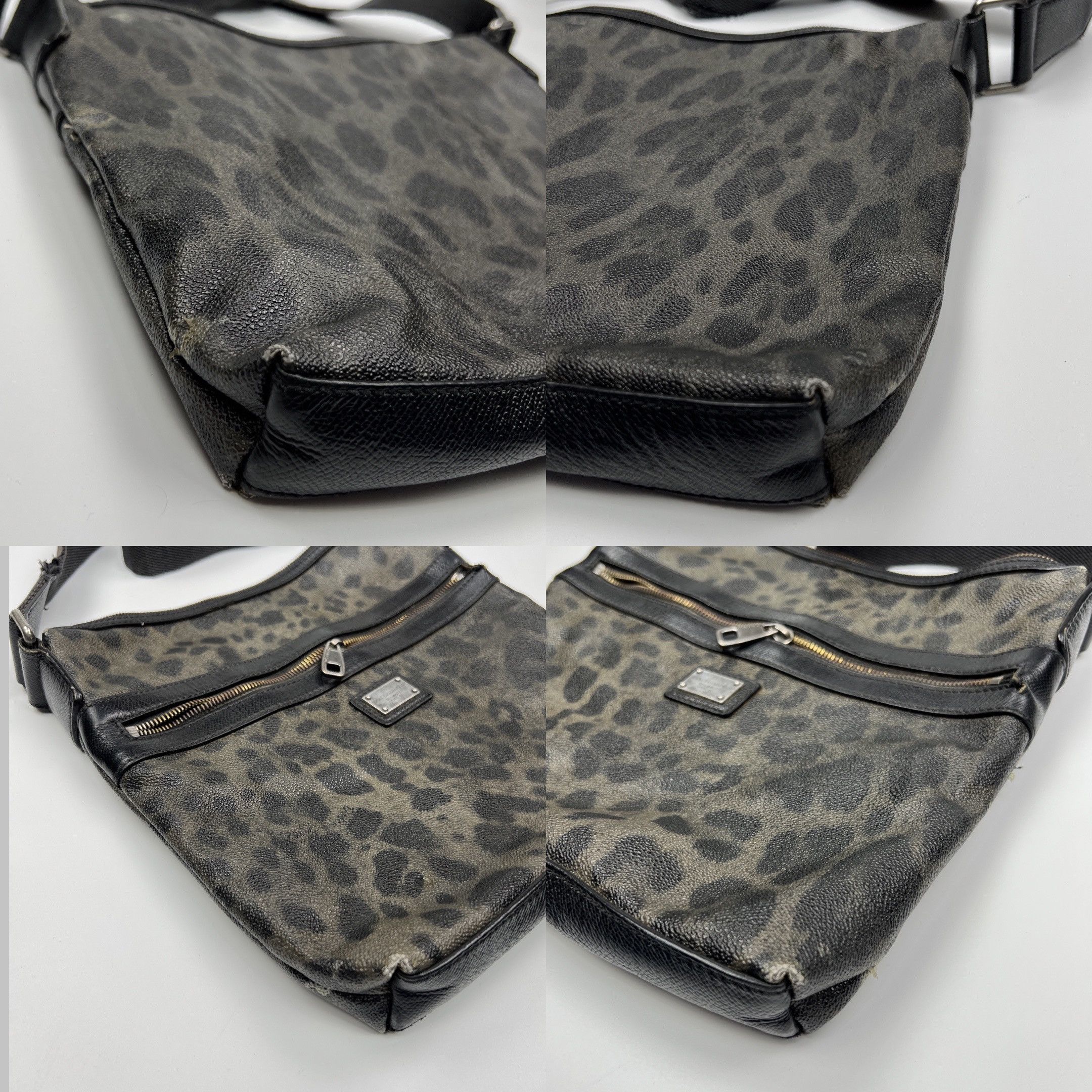 Dolce & Gabbana × Genuine Leather × Vintage Vintage Dolce & Gabbana Animal Print Messenger Bag Size ONE SIZE - 11 Thumbnail
