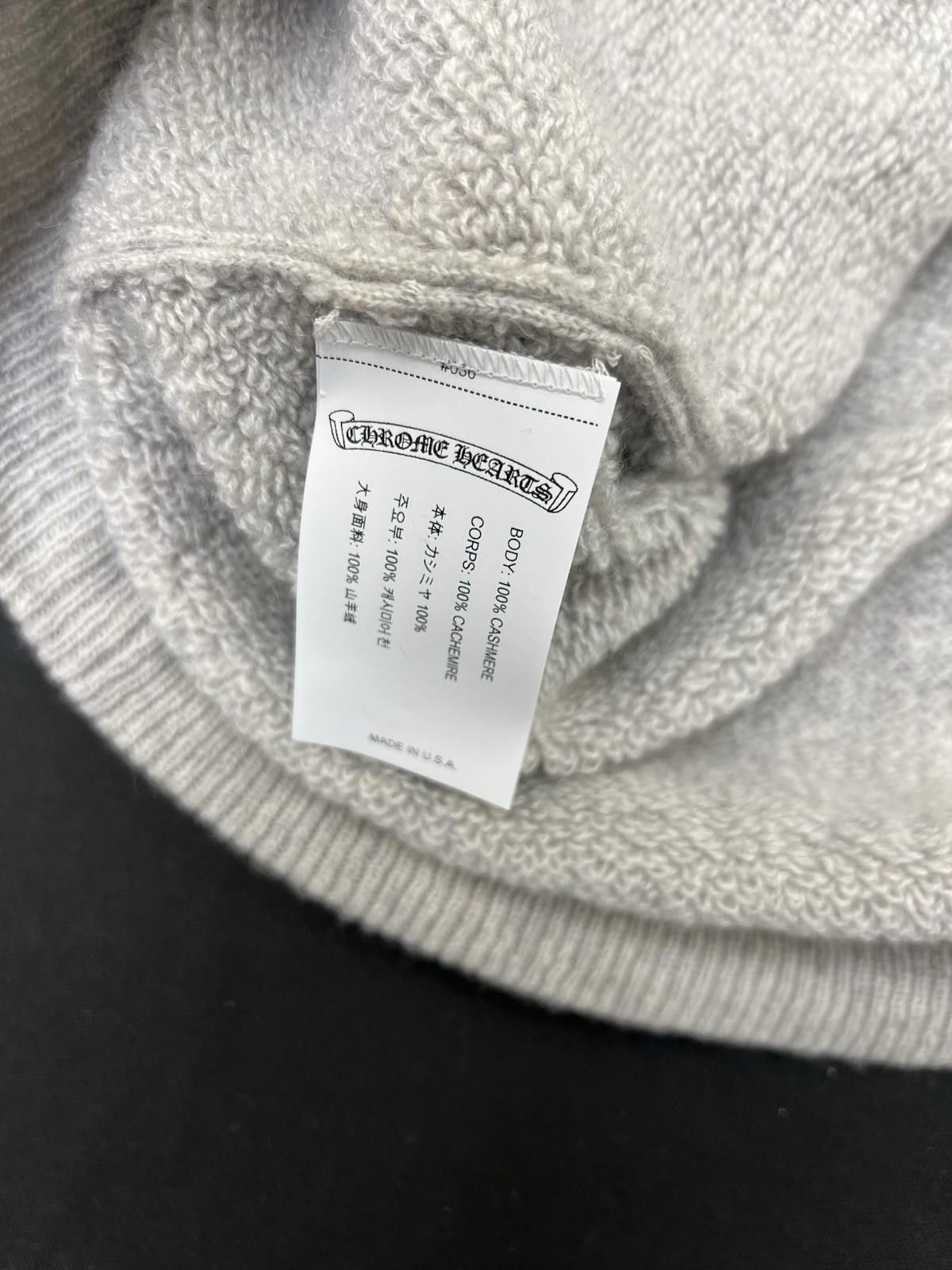 Chrome Hearts Chrome Hearts Life Sentence Embroidered Logo Cashmere Hoodie Size US XL / EU 56 / 4 - 8 Thumbnail