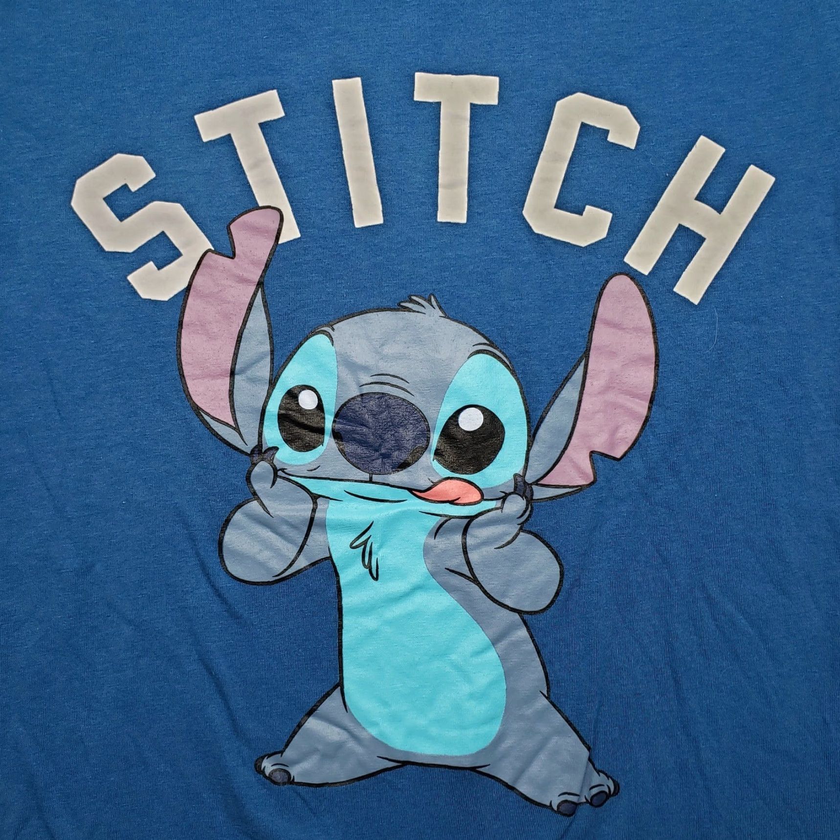 Disney Disney T-Shirt Adult Large Blue Graphic Tee Lilo & Stitch Cartoon Size US L / EU 52-54 / 3 - 2 Thumbnail