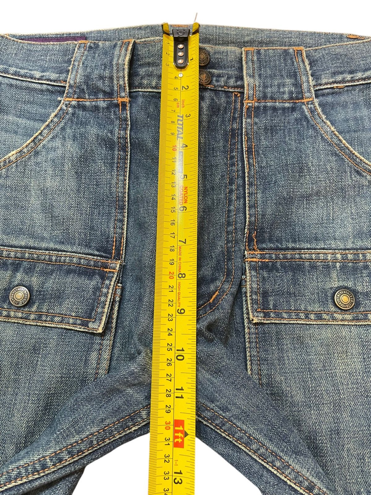 Nepenthes Vintage Japan Nepenthes Bush Pants Faded Style Loose Jeans Size US 30 / EU 46 - 15 Thumbnail