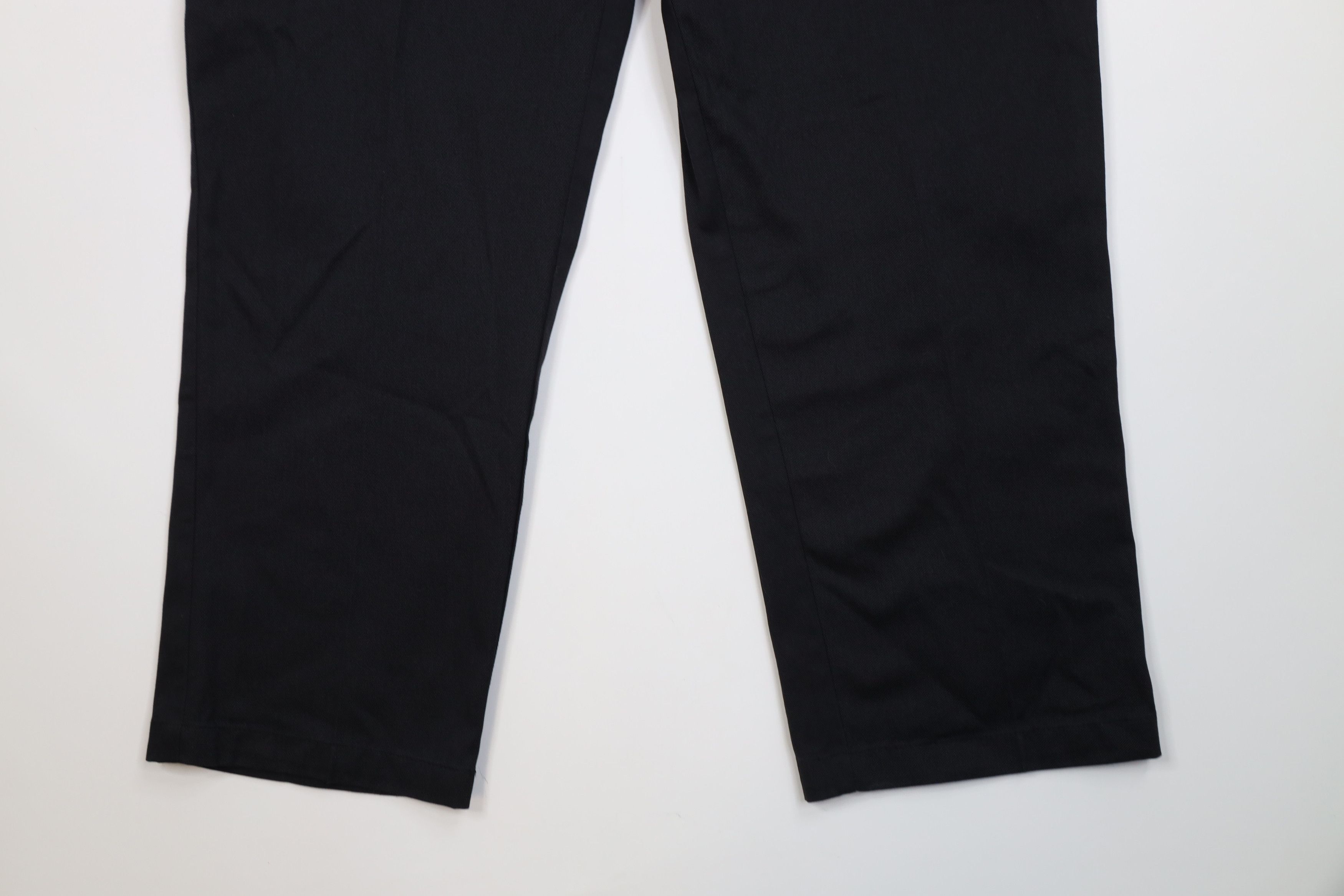 Dickies Vintage 90s Dickies Loose Fit Wide Leg Pants Black Workwear Size US 40 / EU 56 - 4 Thumbnail