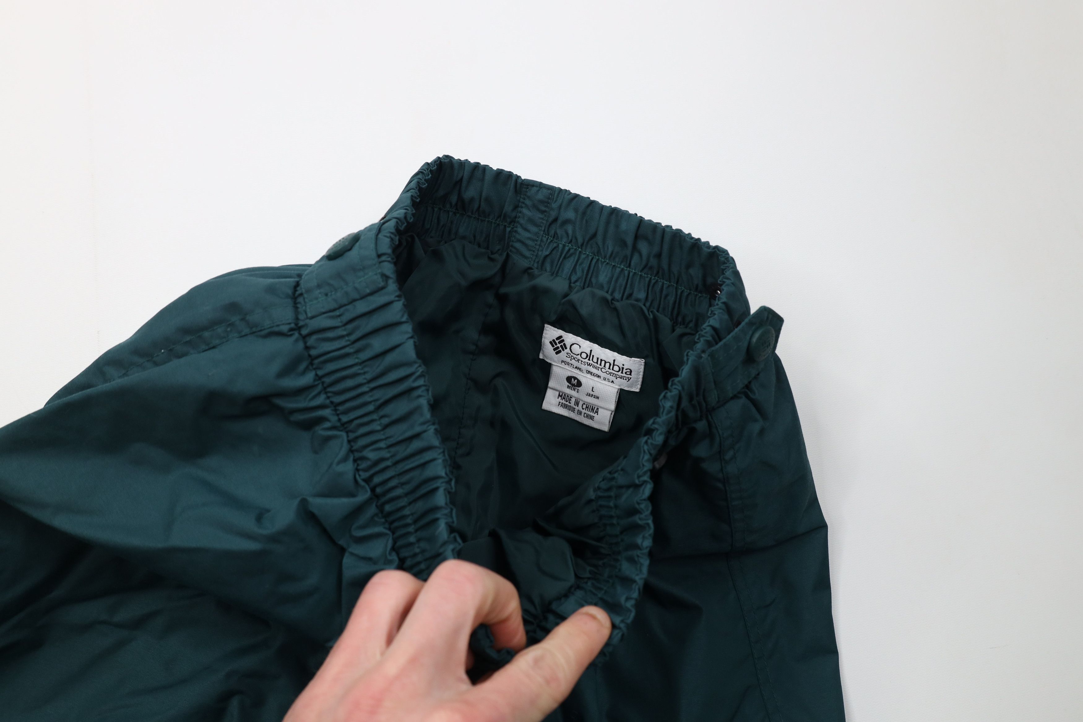 Columbia Vintage 90s Columbia Winter Snow Pants Snowboarding Green Size US 32 / EU 48 - 7 Thumbnail