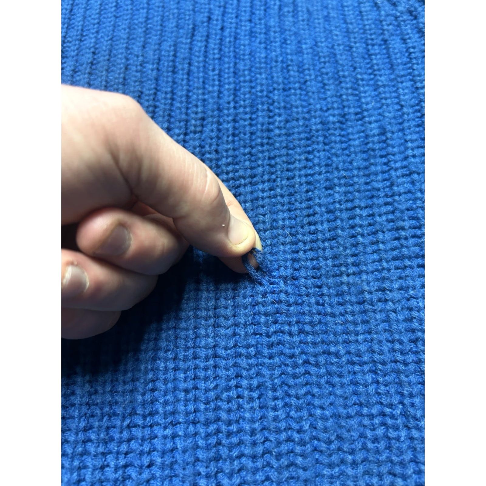 Sears VINTAGE Sears acrylic sweater chunky cable knit blue raglan pullover crewneck XL Size US XL / EU 56 / 4 - 6 Thumbnail