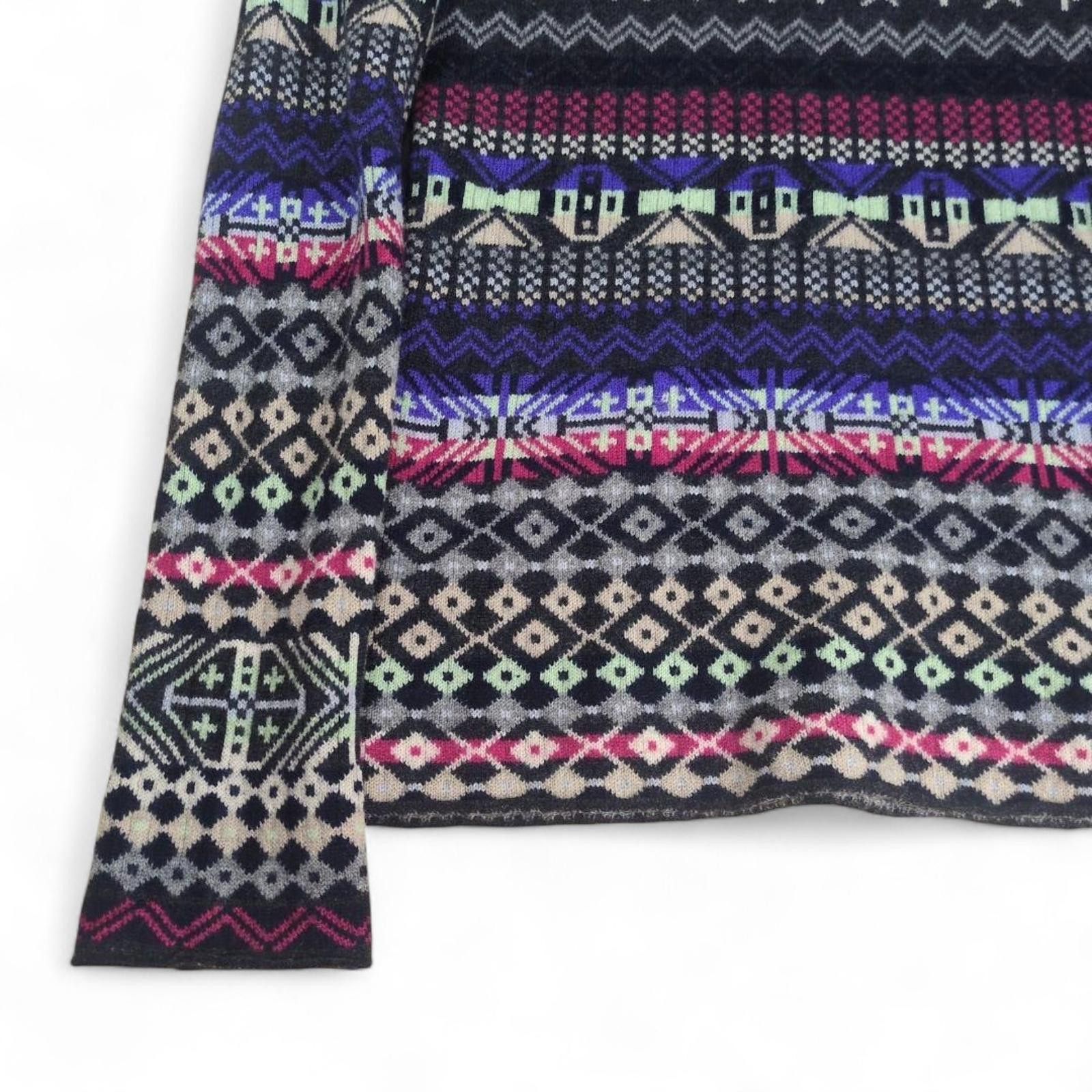 Raf Simons Raf Simons - Patterned Wool Crew Neck Sweater Size US M / EU 48-50 / 2 - 6 Thumbnail
