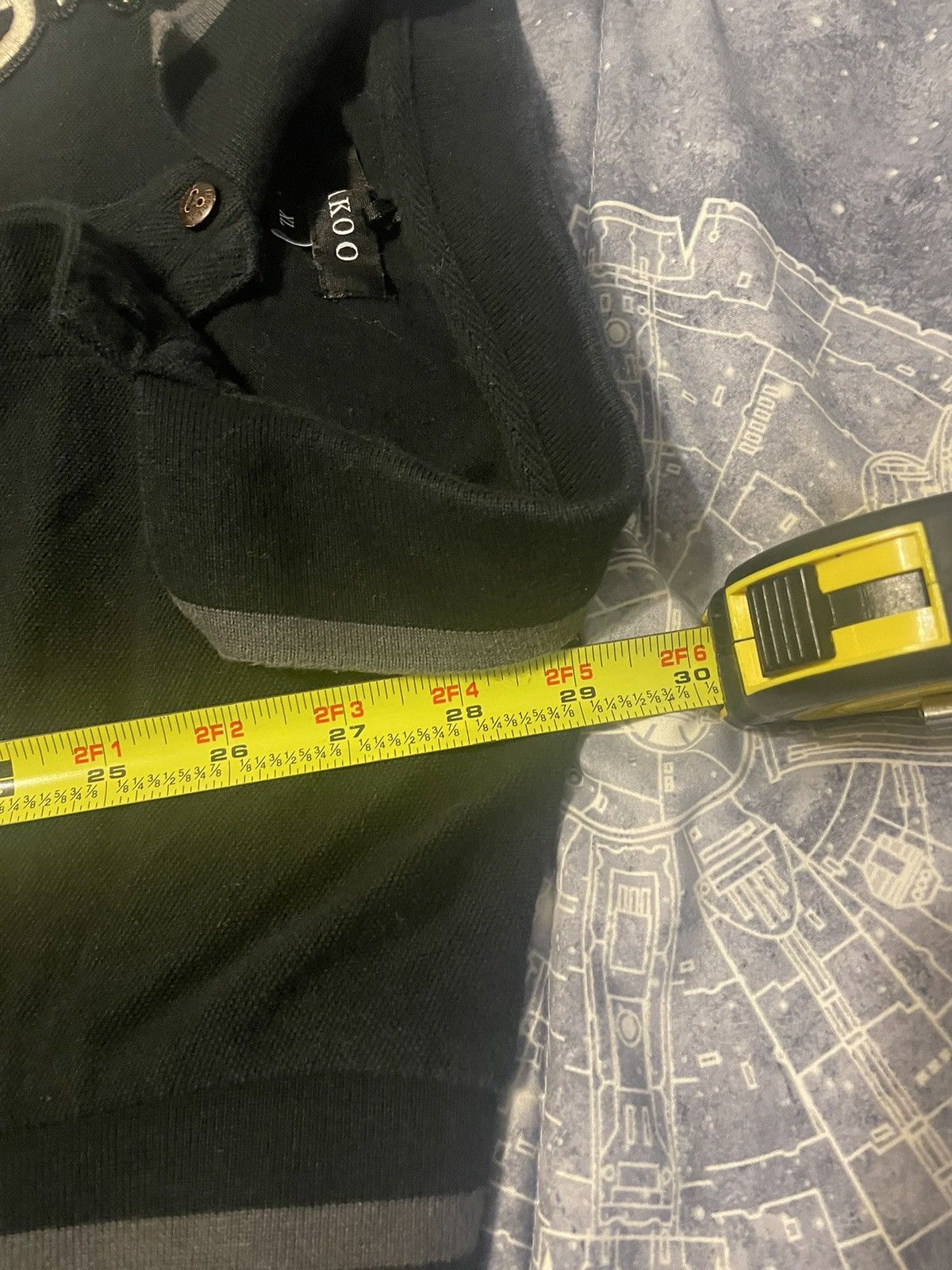 AKOO Vintage Y2K Akoo Polo Shirt Mens Size XL Black Short Sleeve Size US XL / EU 56 / 4 - 4 Thumbnail