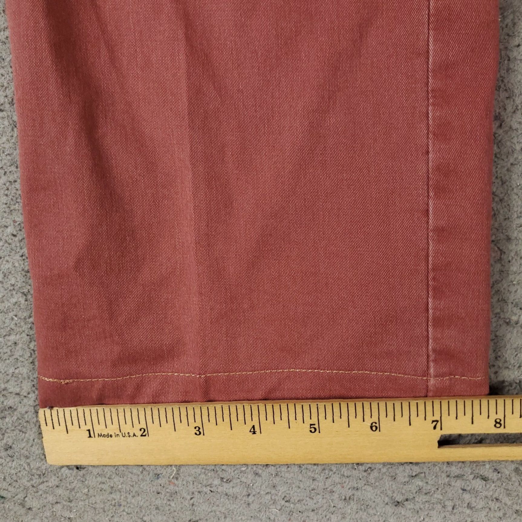Vintage Meyer Pants Mens Size 31x29 Red Flat Front Casual Trousers Chino Size US 31 - 6 Thumbnail
