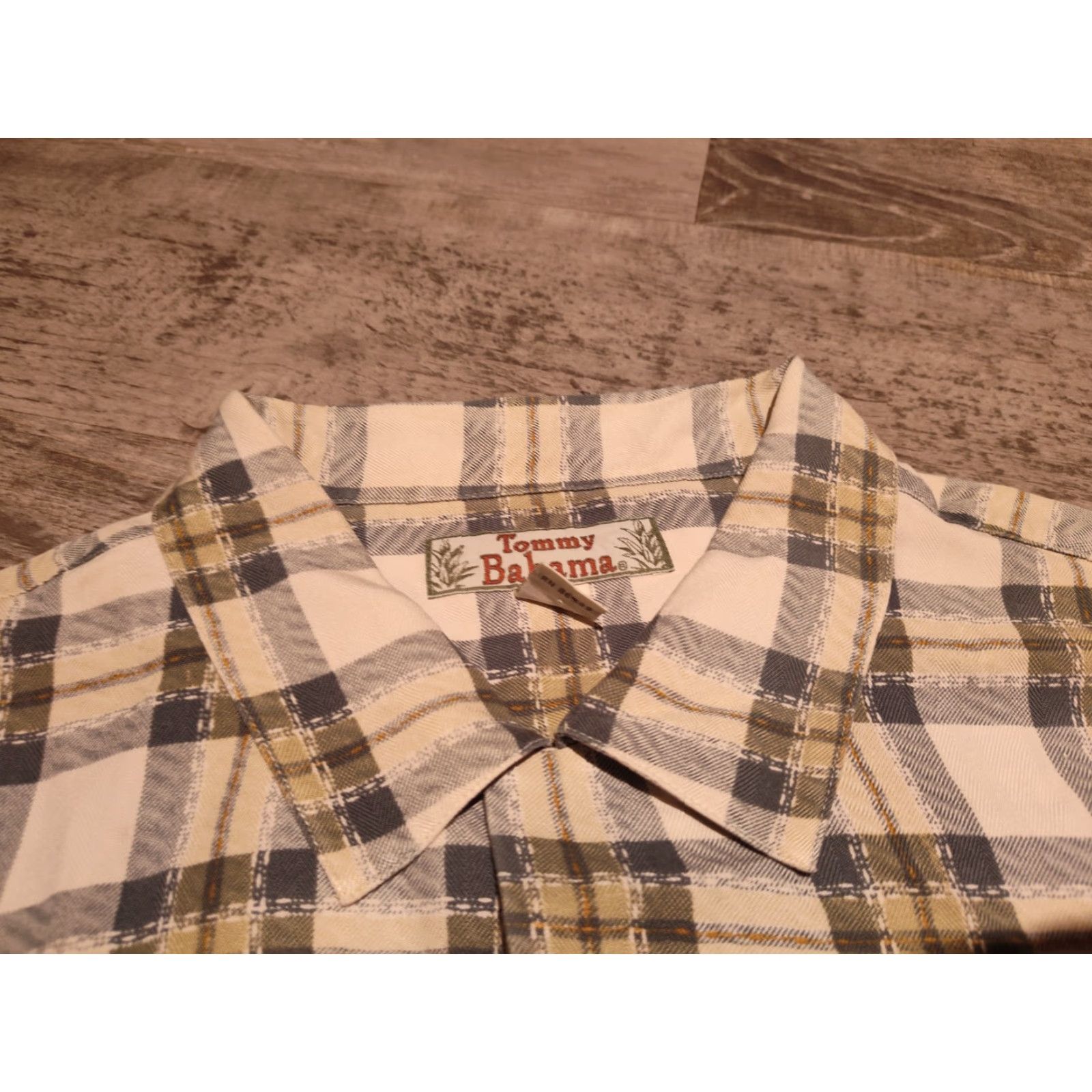 Tommy Bahama VINTAGE Tommy Bahama Men’s Short Sleeve Button Shirt 100% Silk Green Plaid Casual Beach Campsite L Size US L / EU 52-54 / 3 - 5 Thumbnail