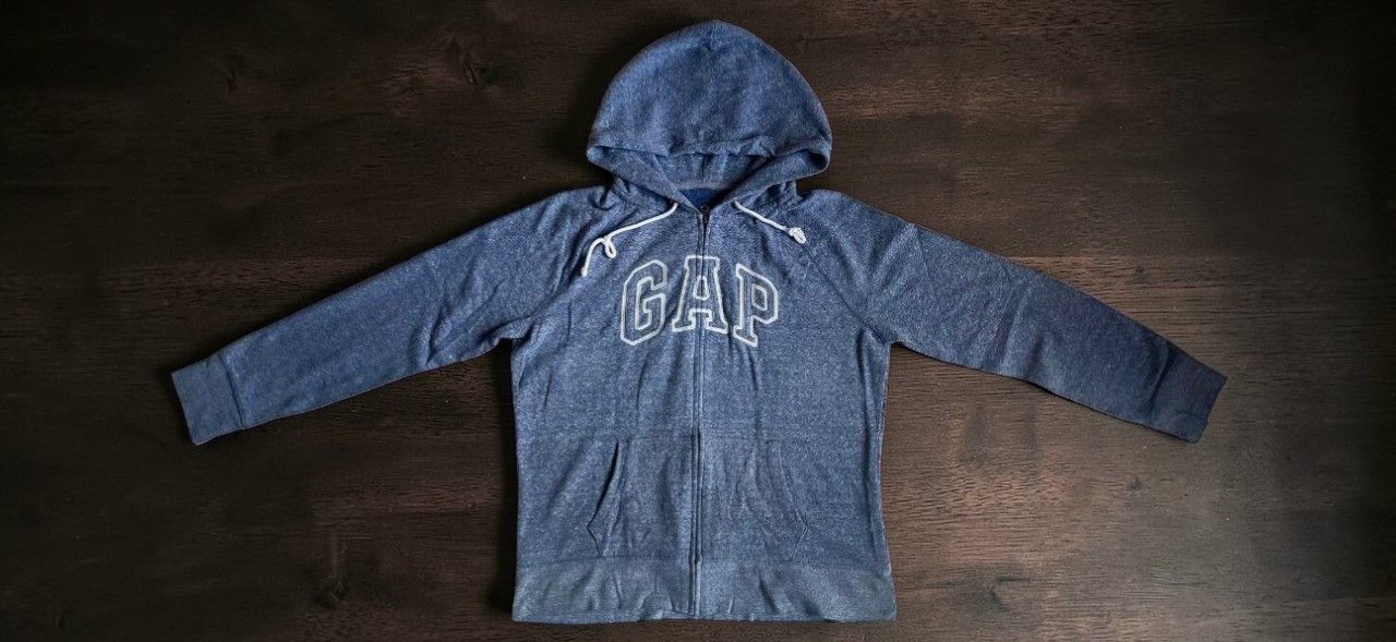 Gap GAP LOGO GREY HOODIE Size US M / EU 48-50 / 2 - 1 Thumbnail