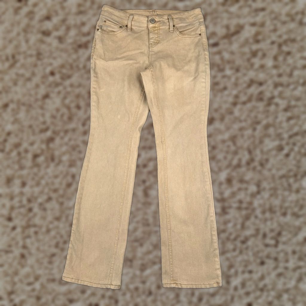 Vintage VINTAGE Time And Tru Women’s Jeans Pants Bootcut 26x28 Cotton Blend Beige Denim Size 28" / US 6 / IT 42 - 1 Thumbnail