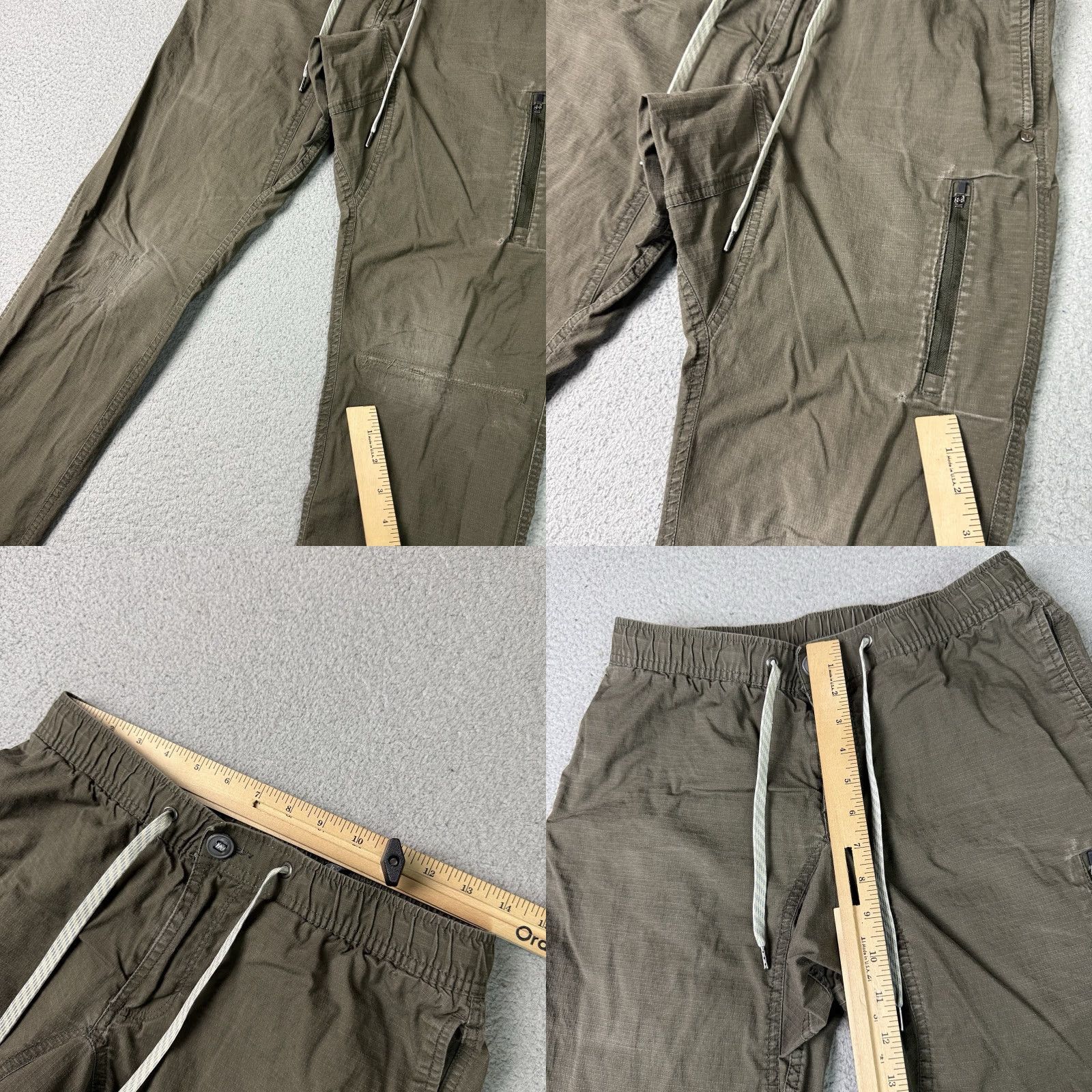 Vuori Vuori Pants Mens Small Brown Ripstop Jogger Cargo Distressed S Inseam 29 in Regular Straight Sit? Size US 28 / EU 44 - 9 Thumbnail