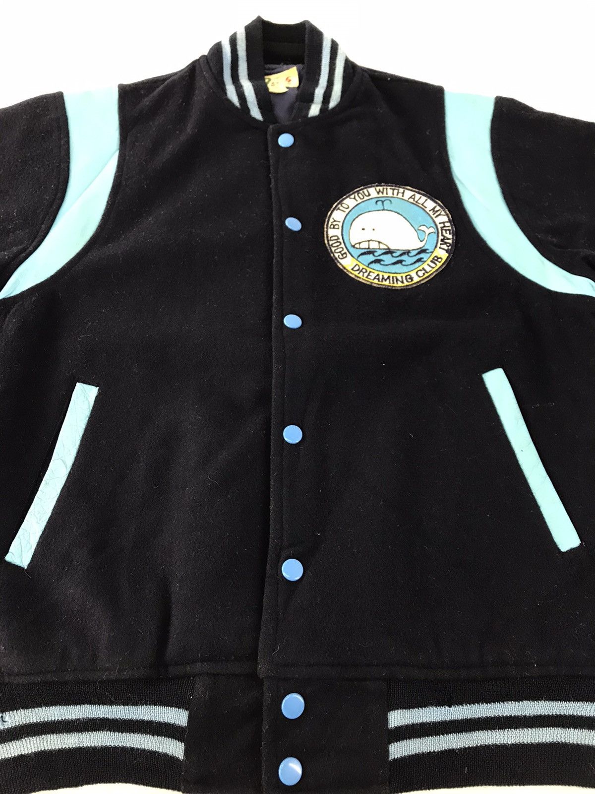 McGregor Bick Tokyo Dreaming Club Whale Patches Varsity Jacket Size US M / EU 48-50 / 2 - 2 Thumbnail