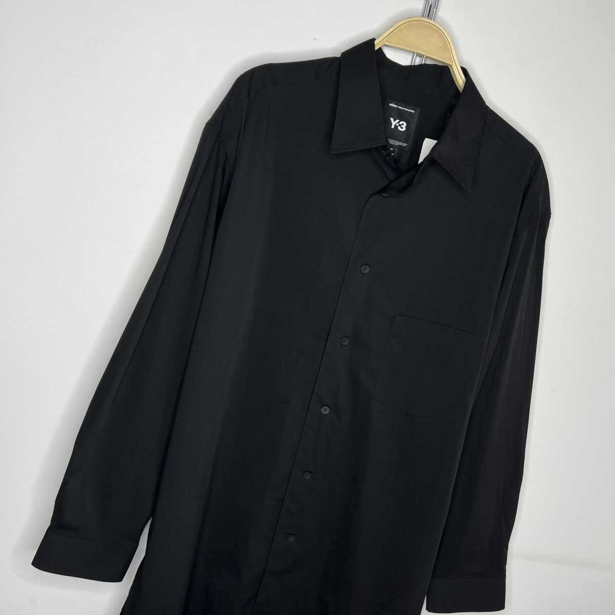 Adidas × Y-3 Yohji Yamamoto Y3 x Adidas Oversized Long Shirt RARE Size US L / EU 52-54 / 3 - 4 Thumbnail