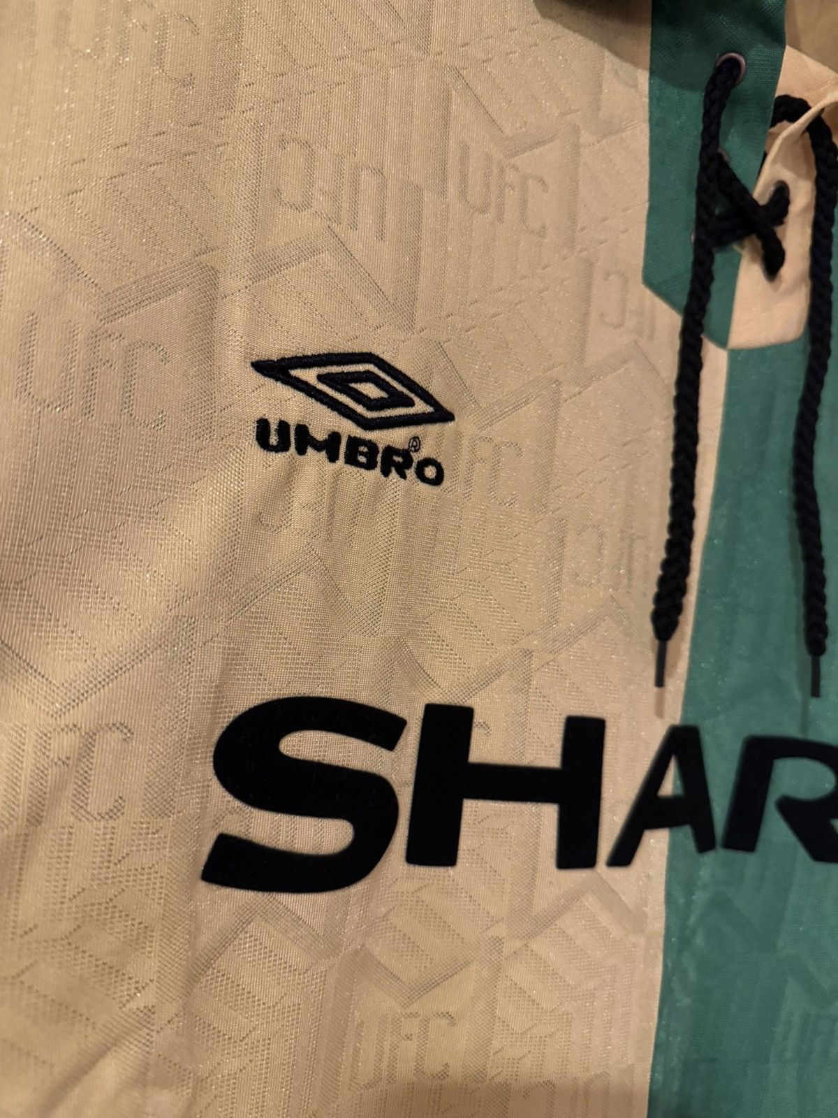 Umbro Vintage Umbro MANU Jersey Size US XL / EU 56 / 4 - 4 Thumbnail