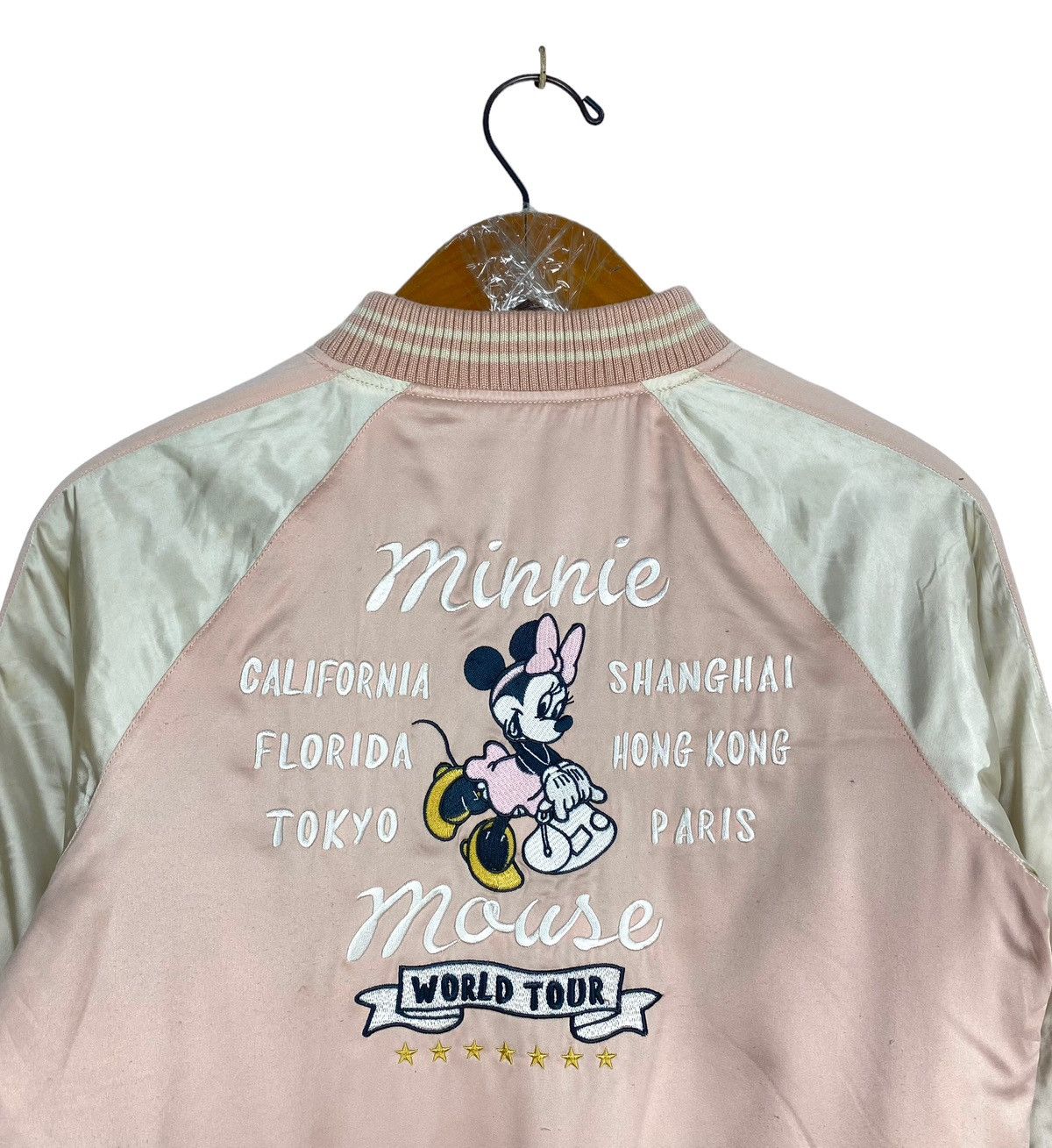 Uniqlo Rare‼️ Uniqlo Kids Sukajan Minnie Mouse Embroidery Big Logo Size XXS / US 00 / IT 34 - 2 Thumbnail