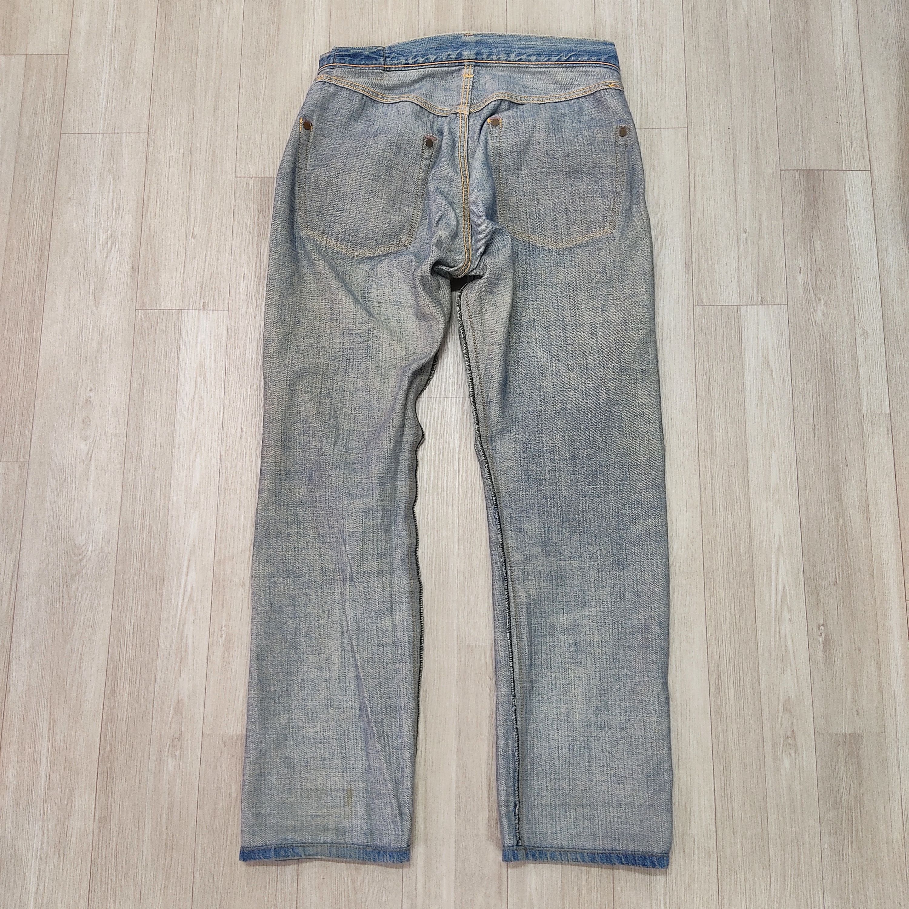 Japanese Brand Vintage Cloze Jeans Distressed Selvedge Denim Pants Size US 32 / EU 48 - 16 Thumbnail
