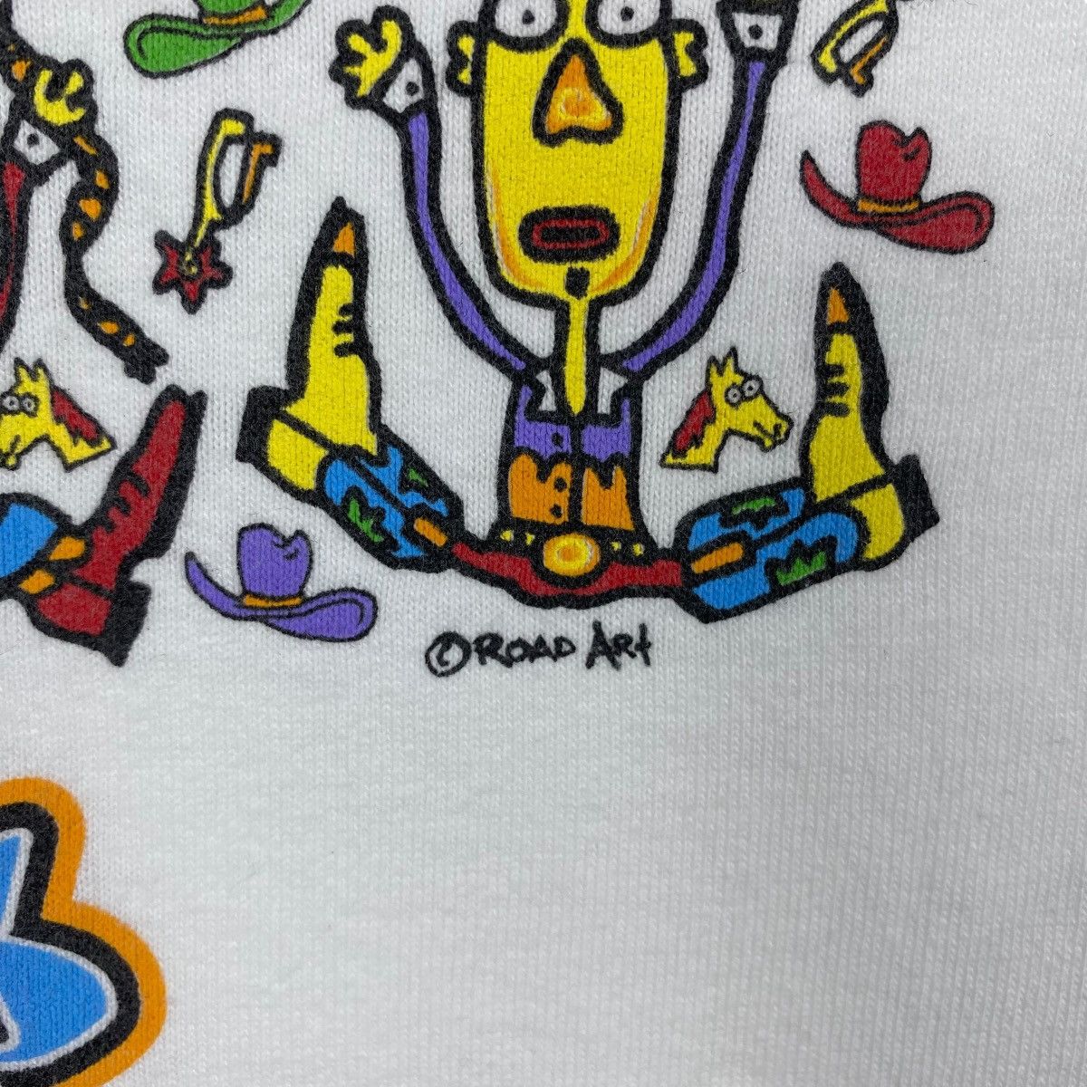 Vintage Vintage 90's TEXAS Rock Art Graphic Tee Shirt Medium Size Size US M / EU 48-50 / 2 - 3 Thumbnail