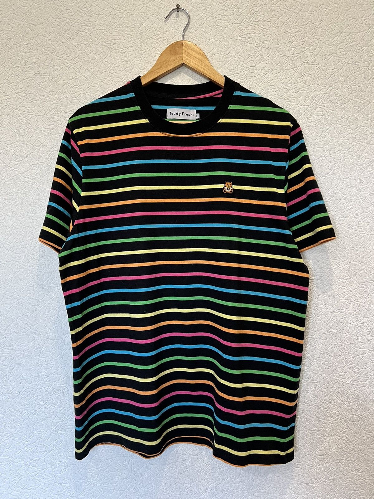 Teddy Fresh Teddy Fresh Striped Multicolor T Shirt Tee Size US L / EU 52-54 / 3 - 1 Thumbnail