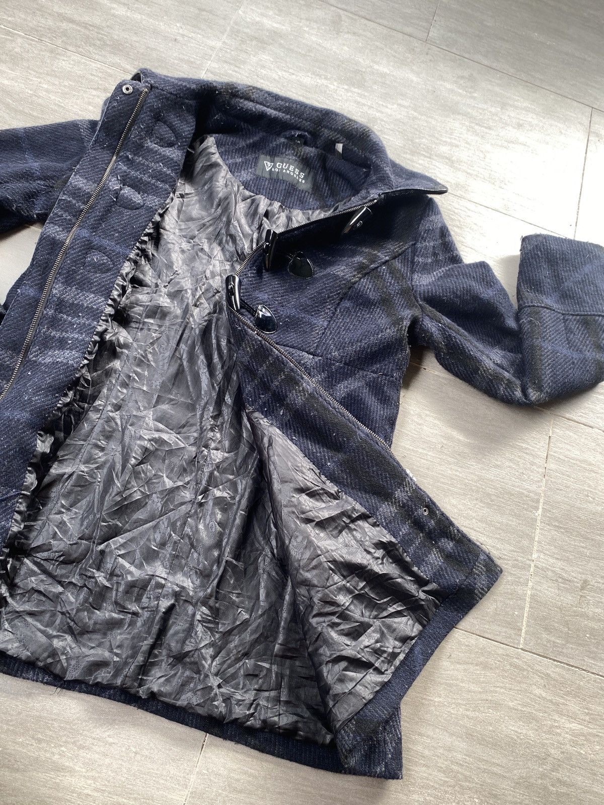 Guess 💥BINDING NOW💥GUESS Los Angeles Women Wool Trench Coat Size S / US 4 / IT 40 - 23 Thumbnail