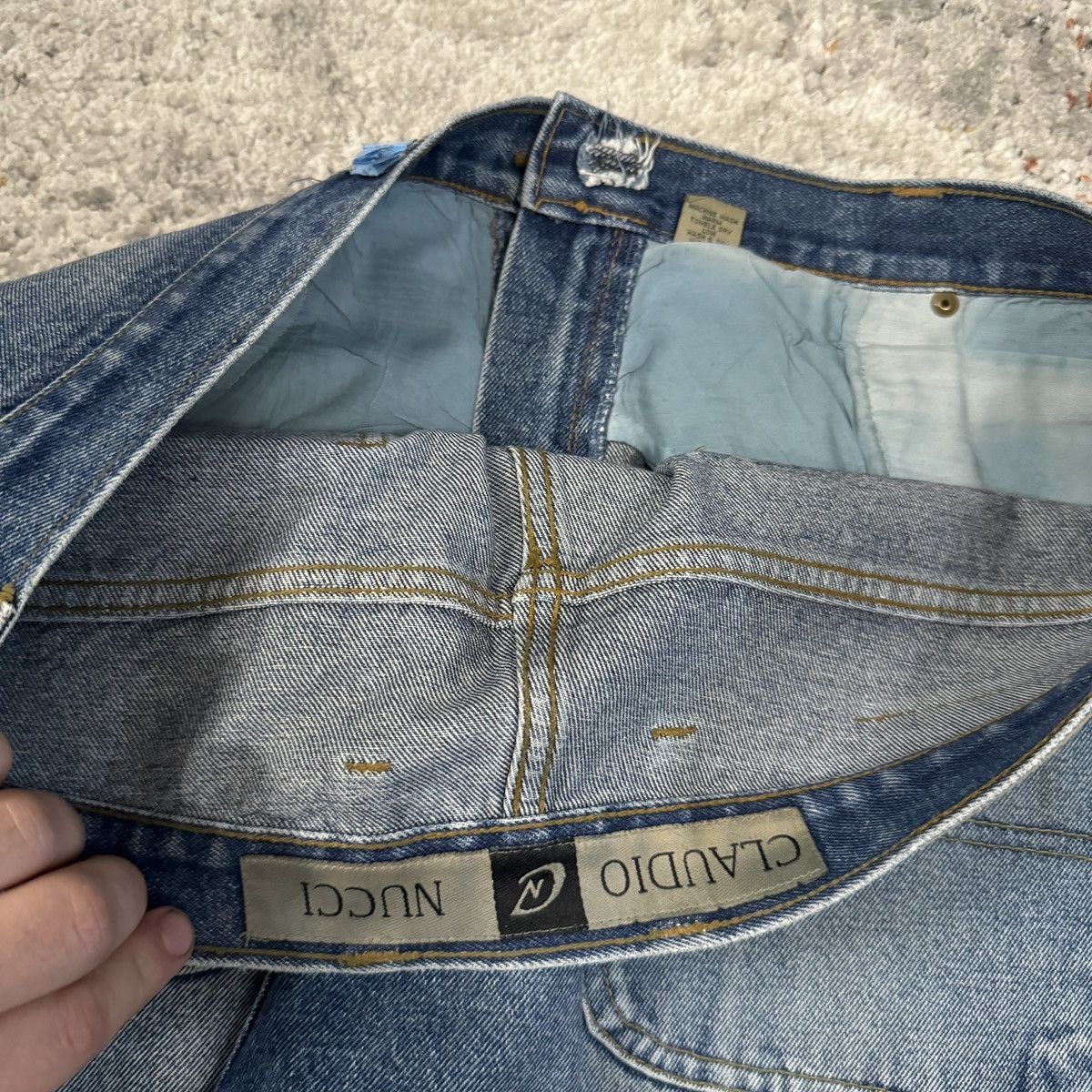 Carhartt × JNCO × Vintage Vintage Y2K Baggy wide leg carpenter light wash JNCO style Size US 36 / EU 52 - 5 Thumbnail