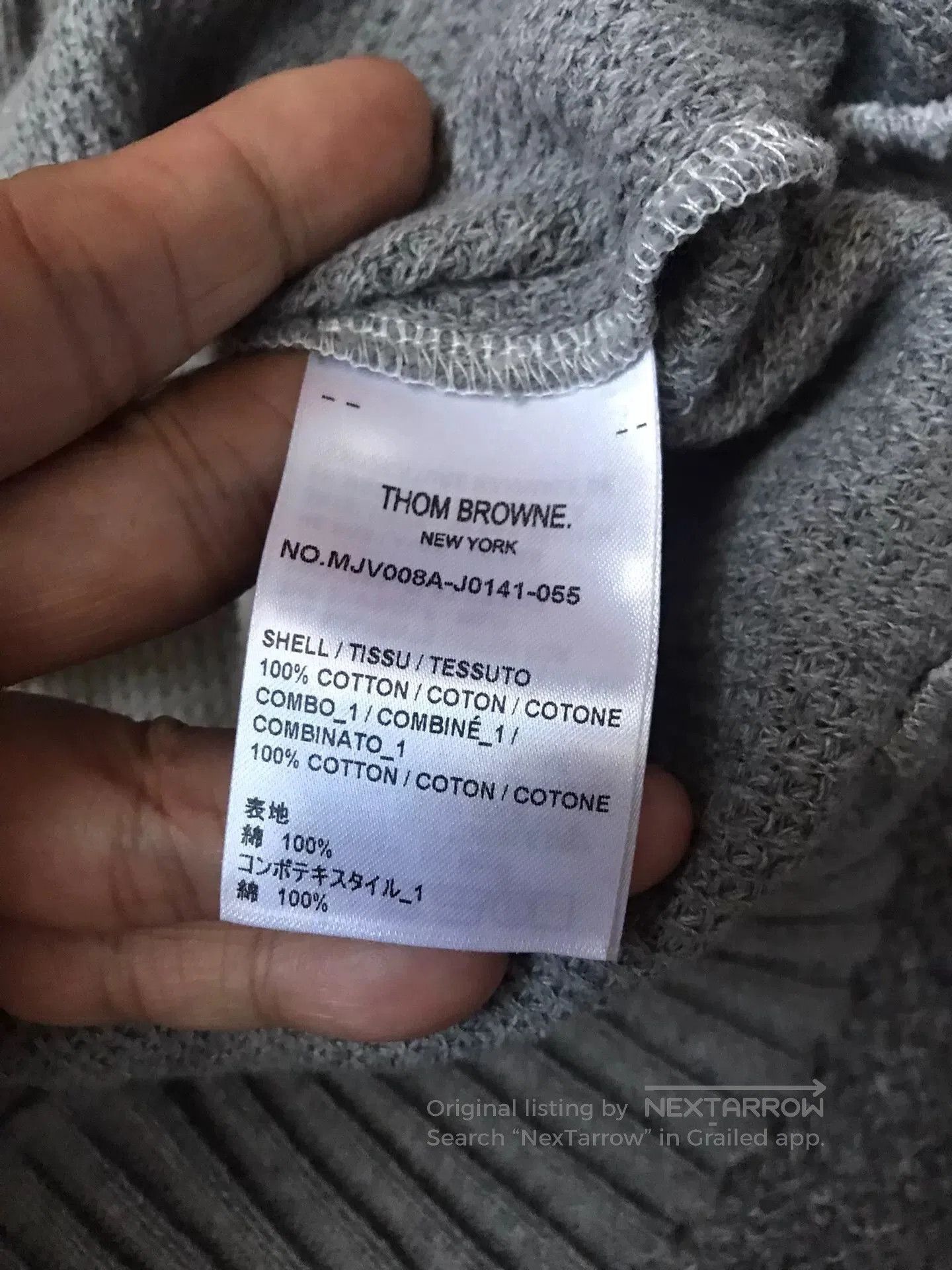 Thom Browne Thom Browne Gray White Striped Vest. Size US L / EU 52-54 / 3 - 7 Thumbnail