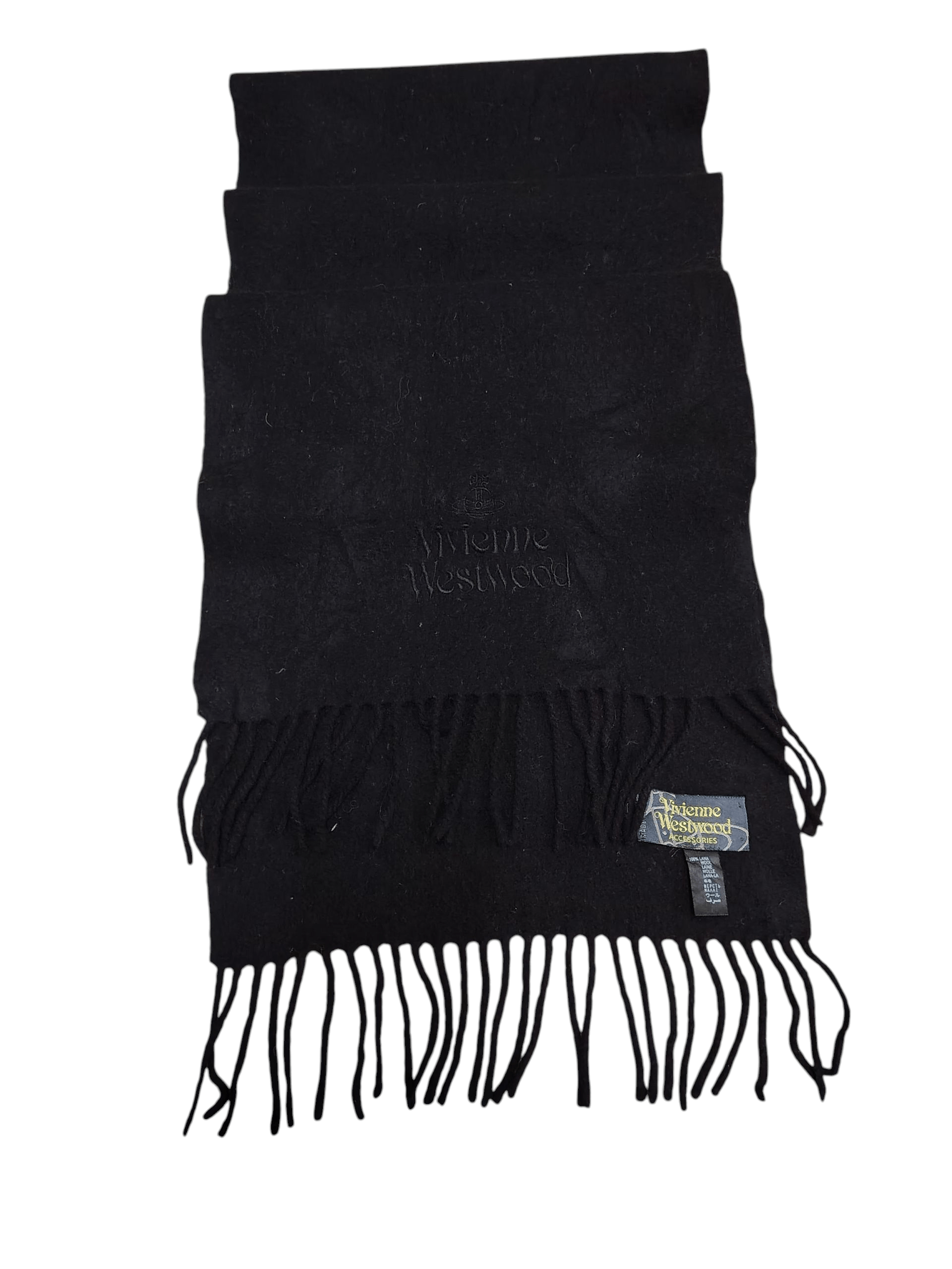 Vivienne Westwood Vivienne Westwood Scarf Muffler Wool Scarves Size ONE SIZE - 2 Thumbnail