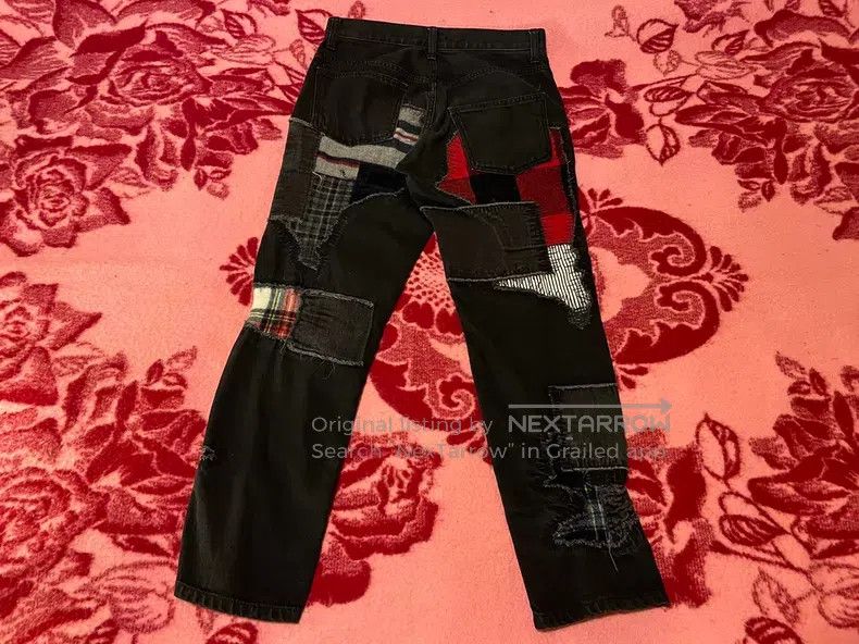 Junya Watanabe Junya Watanabe size S Patchwork Slim Fit Ankle Jeans Size US 27 - 2 Thumbnail