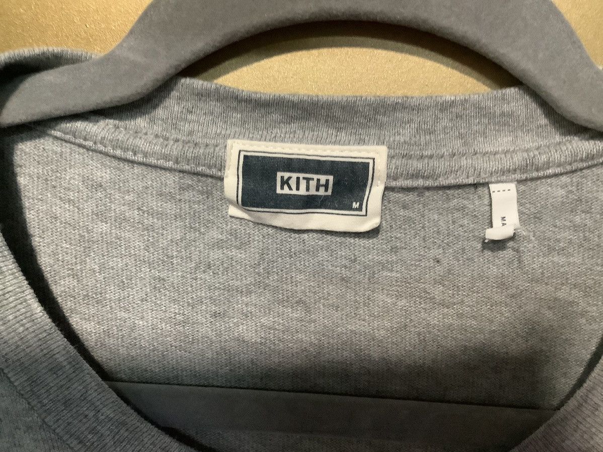 Kith Kith flocked box logo long sleeve tee Size US M / EU 48-50 / 2 - 4 Thumbnail