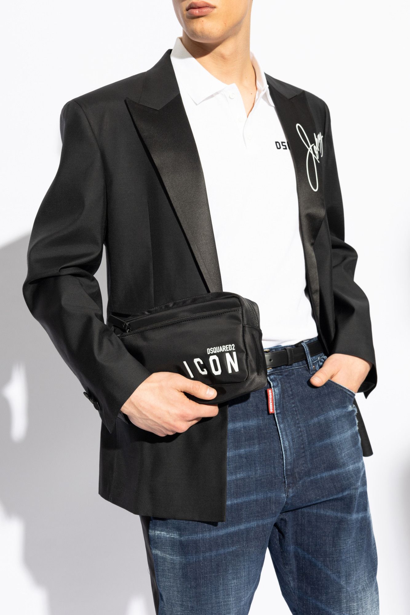 Dsquared2 o1s22i1n0325 Size: OS / Rectangular Beauty Case in Black Size ONE SIZE - 2 Thumbnail