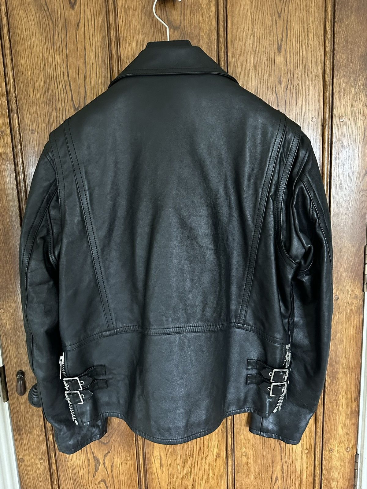 Celine SS22 $6500🤑 Celine biker D Ring leather jacket checkerboard Size US L / EU 52-54 / 3 - 16 Thumbnail