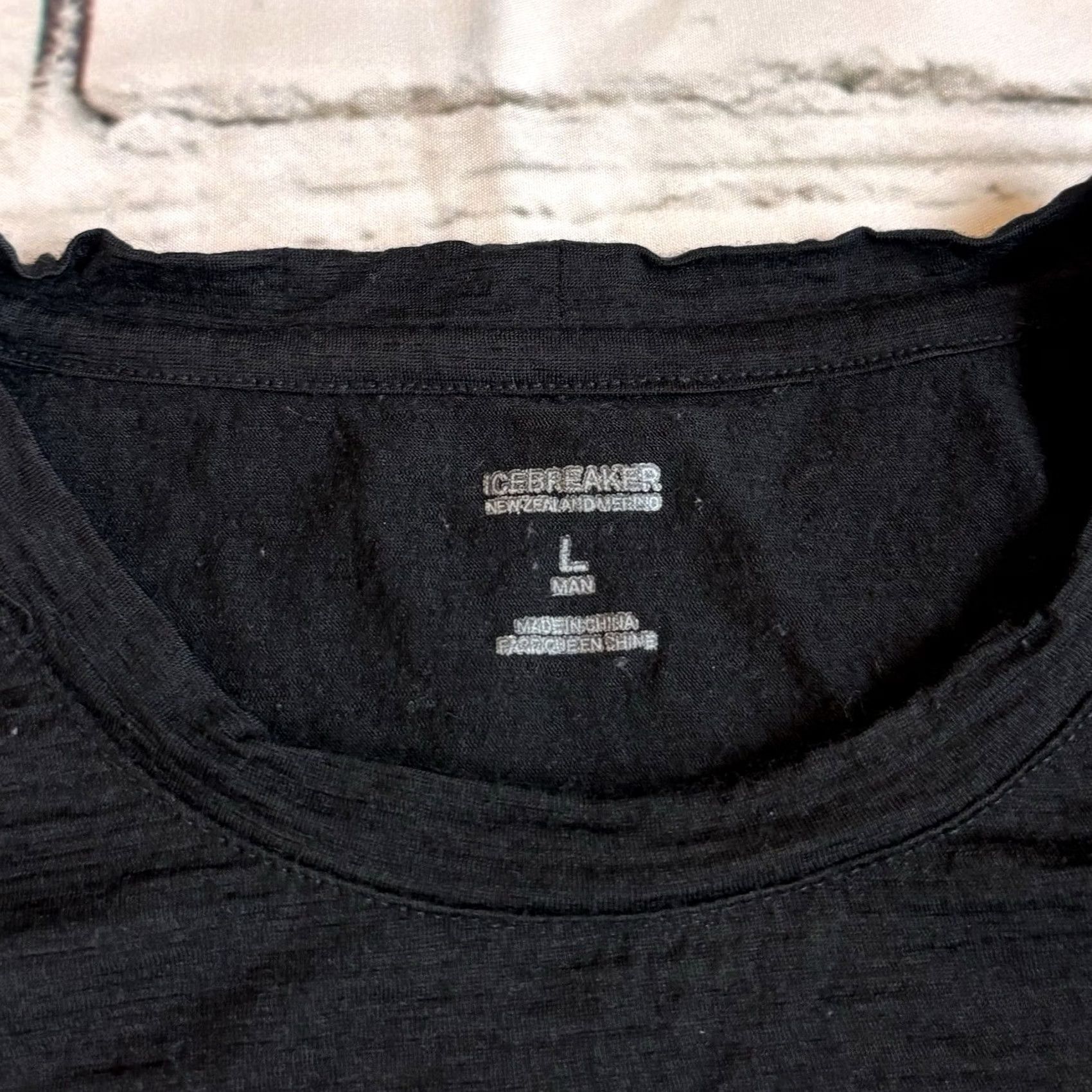 Icebreaker VINTAGE Icebreaker Men 100% Merino Wool Black Long Sleeve Shirt L Size US L / EU 52-54 / 3 - 5 Thumbnail