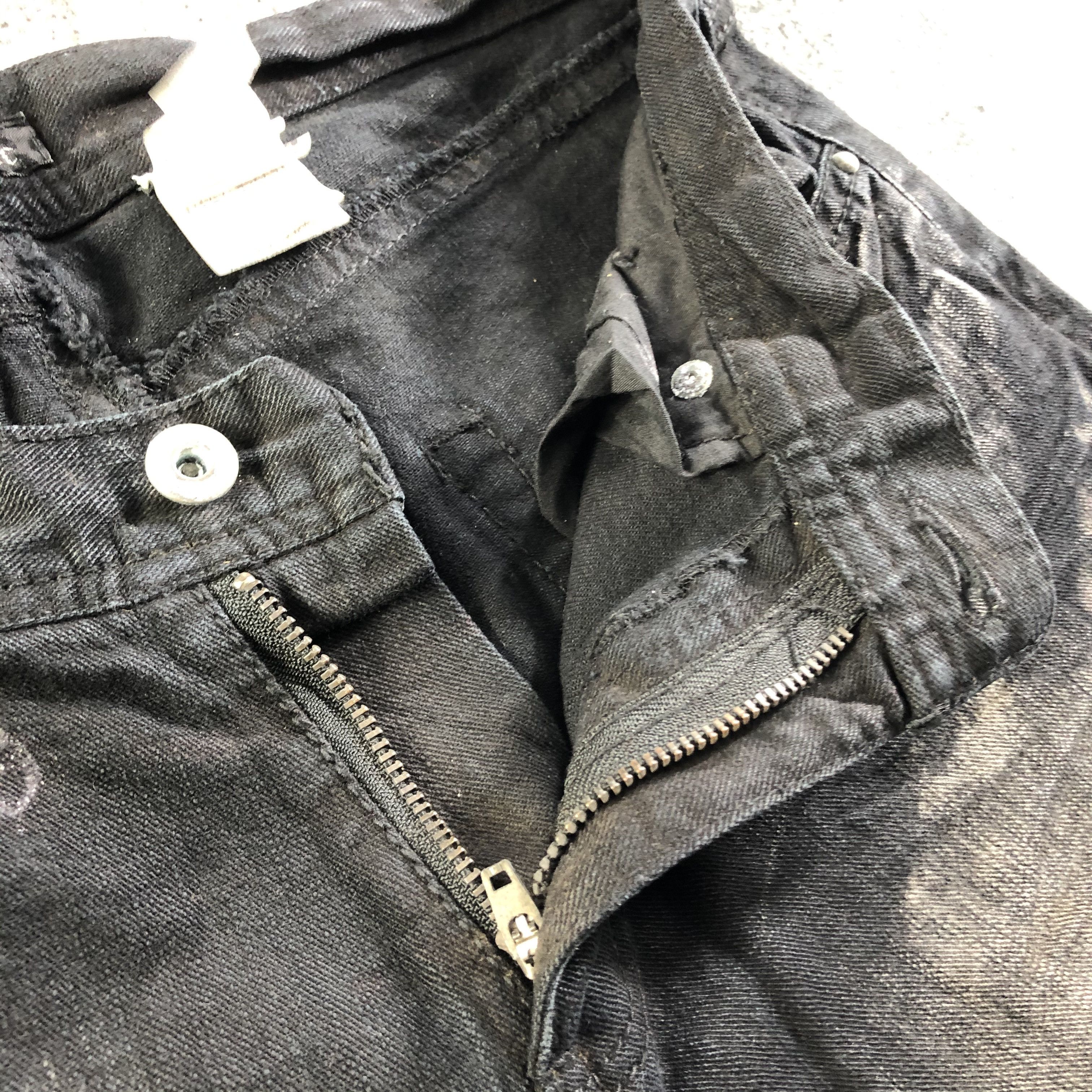 In The Attic In The Attic Jeans Distress Faded Black Denim KJ2961 Size US 32 / EU 48 - 7 Thumbnail