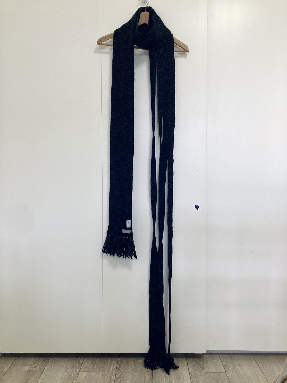 Dior DIOR HOMME BY HEDI SLIMANE 04AW/FW Multi-Strand Fringe Scarf Size ONE SIZE - 4 Thumbnail