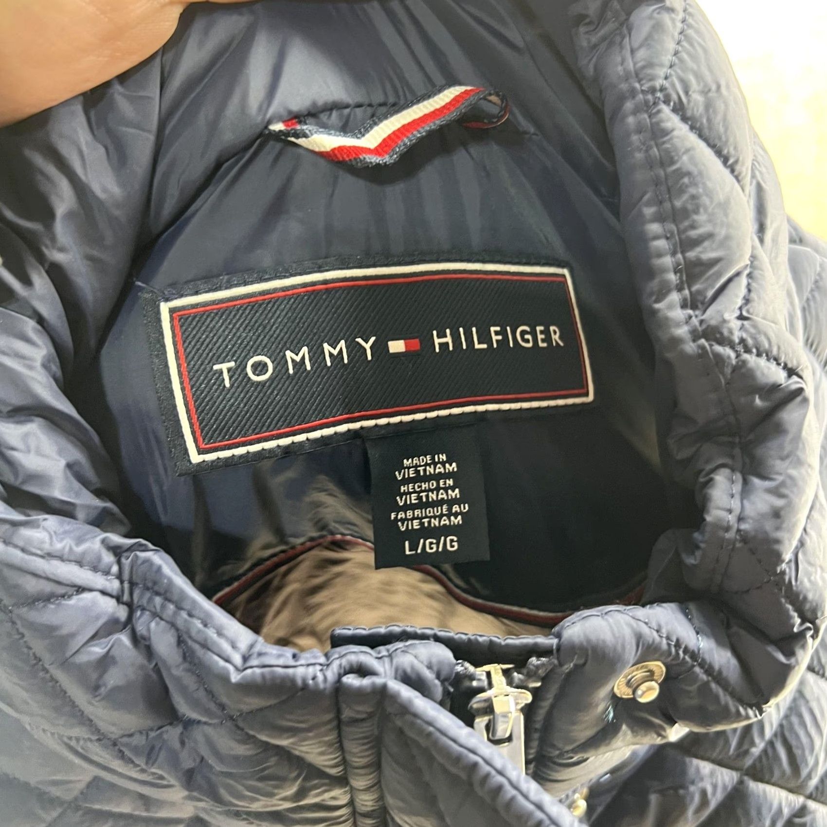 Tommy Hilfiger Tommy Hilfiger Vest Womens Large Blue Quilted Puffer Insulated Zip Stand Collar Vest Womens L Blue Quilted Puffer Insulated Zip Stand Collar Size L / US 10 / IT 46 - 7 Thumbnail