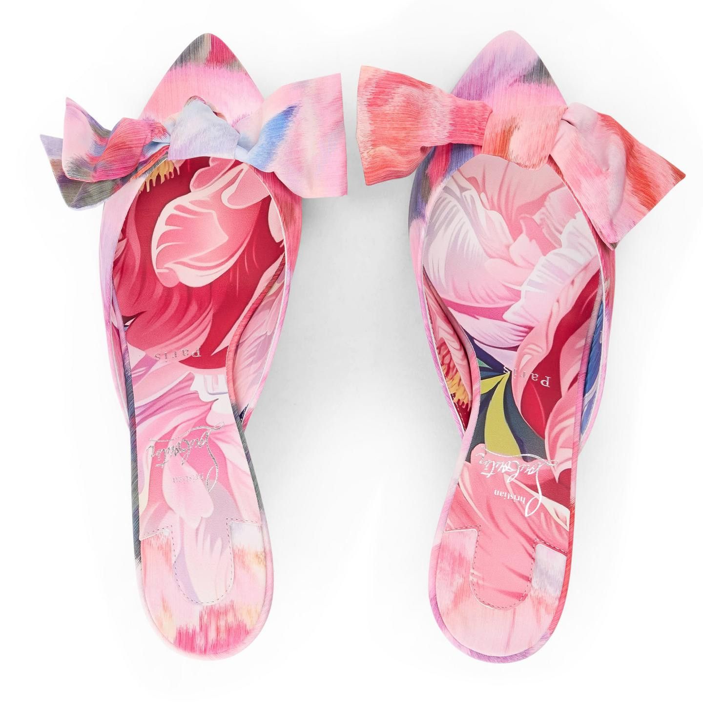Christian Louboutin os11x0526 Heeled Mules in Multicolor Size US 7 / IT 37 - 4 Thumbnail