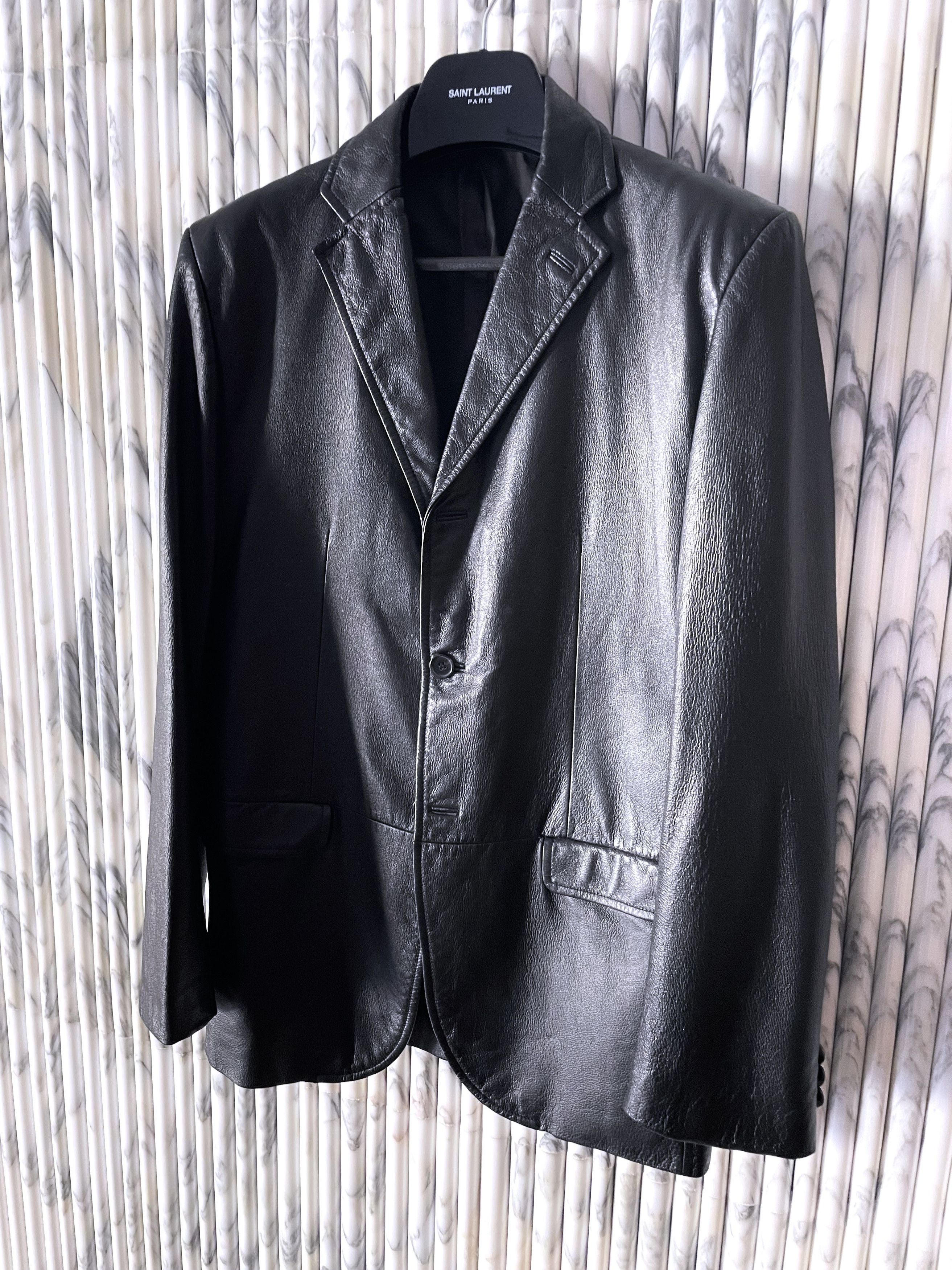 Comme Ca Ism VINTAGE LEATHER LE SMOKING BOY DOLL BLAZER Size US M / EU 48-50 / 2 - 2 Thumbnail