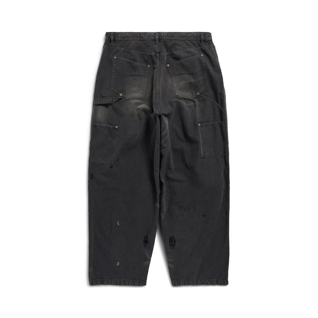 Balenciaga o1in1g0625 Double Knee Trouser in Black Size US 36 / EU 52 - 6 Thumbnail