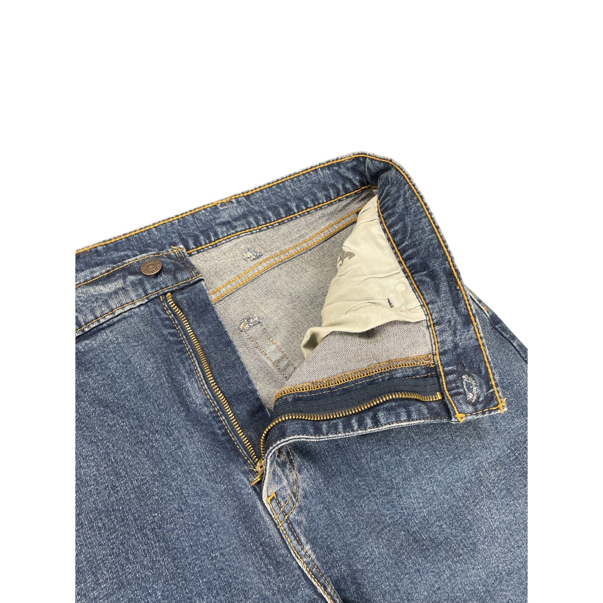 Levi's Levis 505 Mens Straight Fit Blue Denim Jeans Size 40x34 SKU Size US 40 / EU 56 - 7 Thumbnail