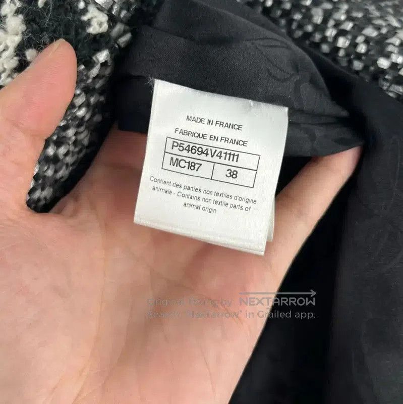 Chanel Chanel Gray Wool Cardigan with Hood . Size M / US 6-8 / IT 42-44 - 5 Thumbnail