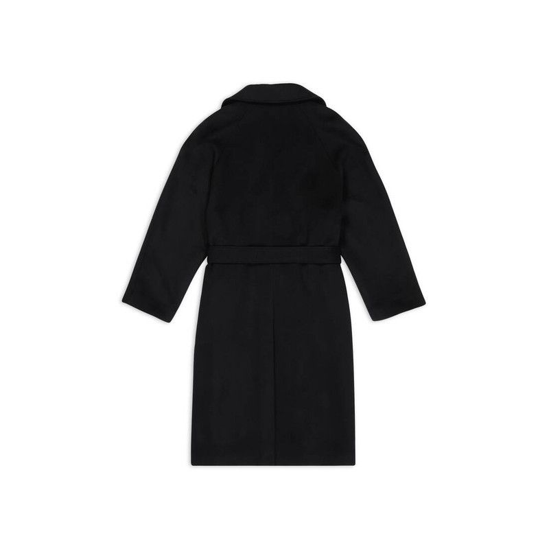 Balenciaga o1bcso1str0326 Raglan Coat in Black Size L / US 10 / IT 46 - 5 Thumbnail
