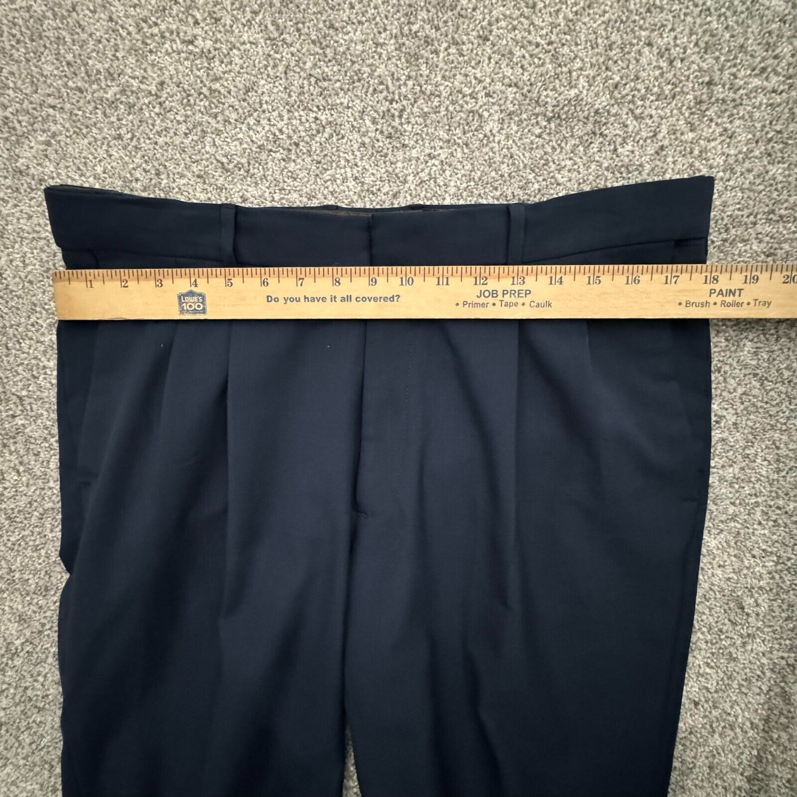 Haggar Haggar Dress Pants Mens 34x30 Office Classic Fit Preppy Blue Size US 34 / EU 50 - 4 Thumbnail